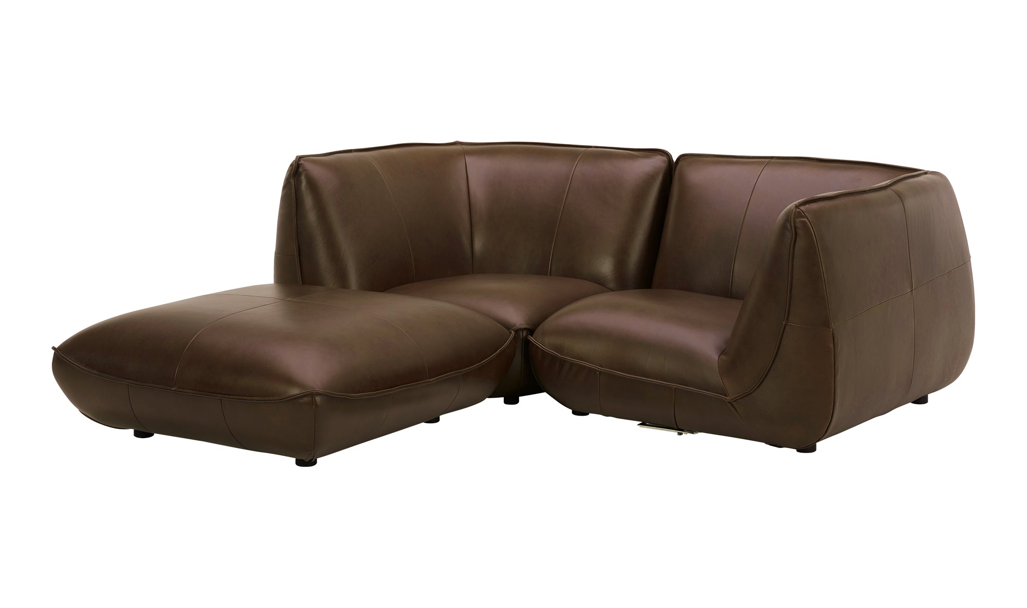 ZEPPELIN NOOK MODULAR LEATHER SECTIONAL