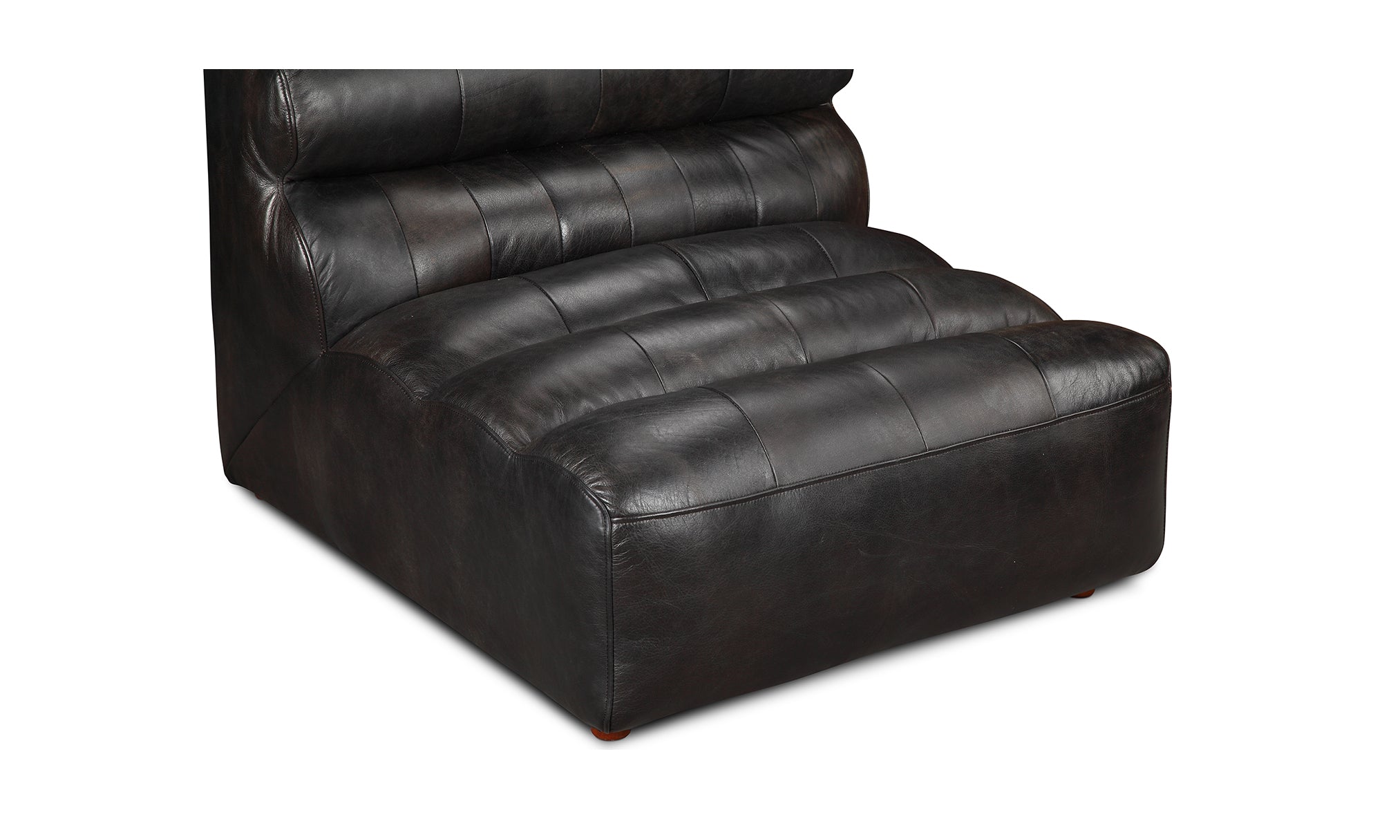 RAMSAY LEATHER SLIPPER CHAIR