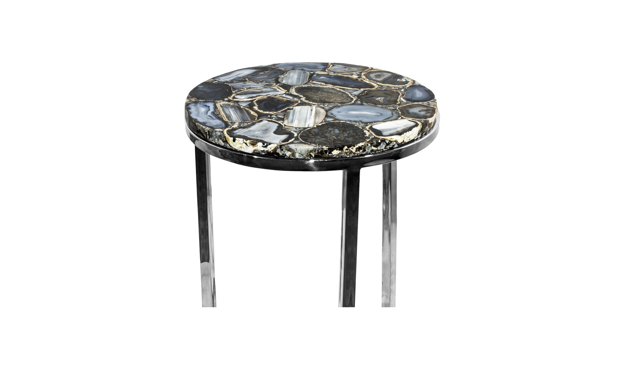 SHIMMER AGATE ACCENT TABLE