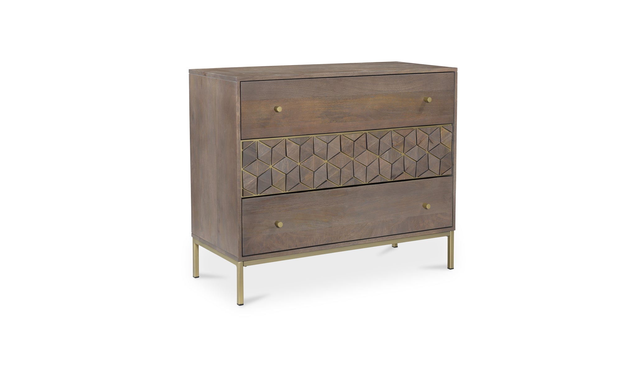 COROLLA 3 DRAWER NIGHTSTAND