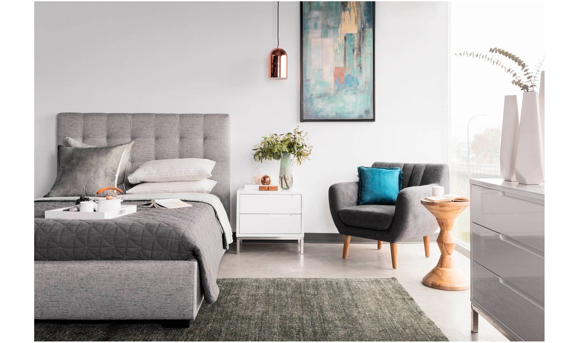 BELLE STORAGE BED QUEEN