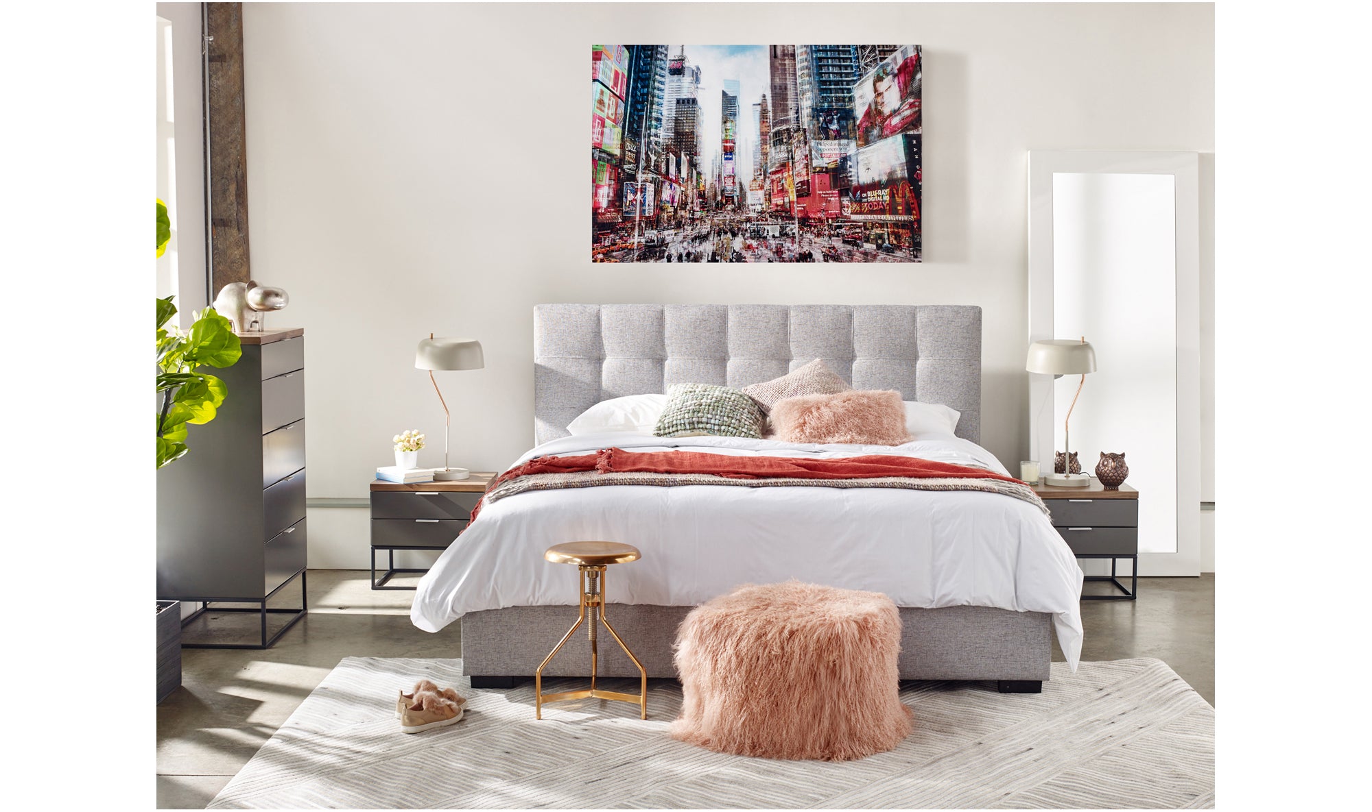 BELLE STORAGE BED KING