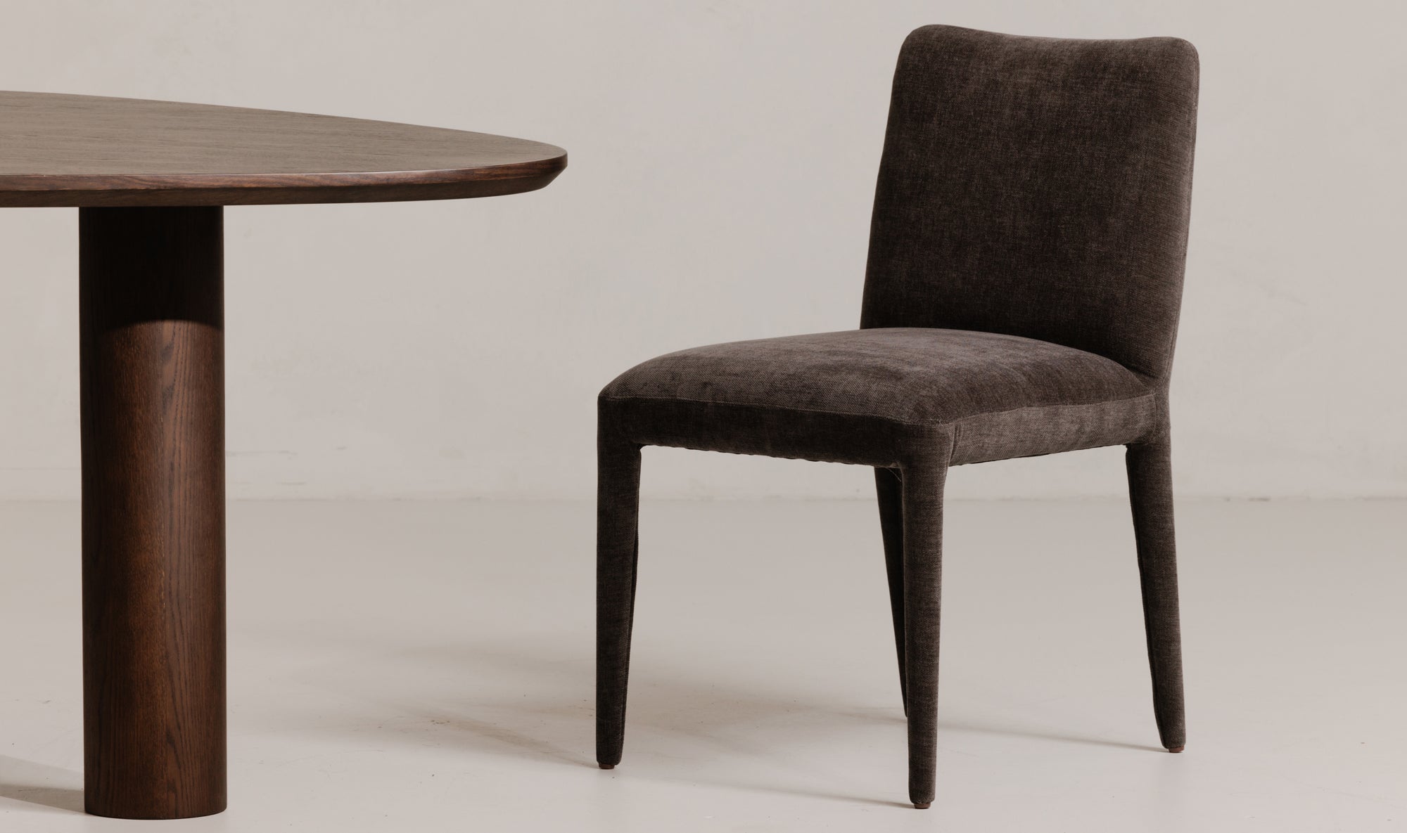 CALLA DINING CHAIR DARK GREY-SET OF TWO