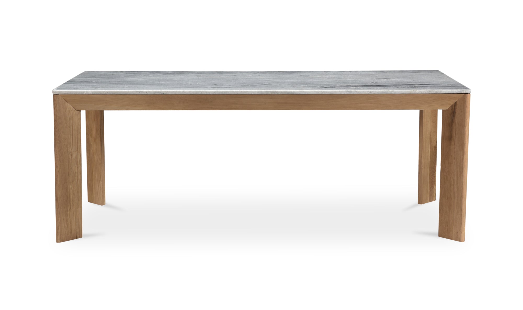 ANGLE MARBLE DINING TABLE RECTANGULAR LARGE