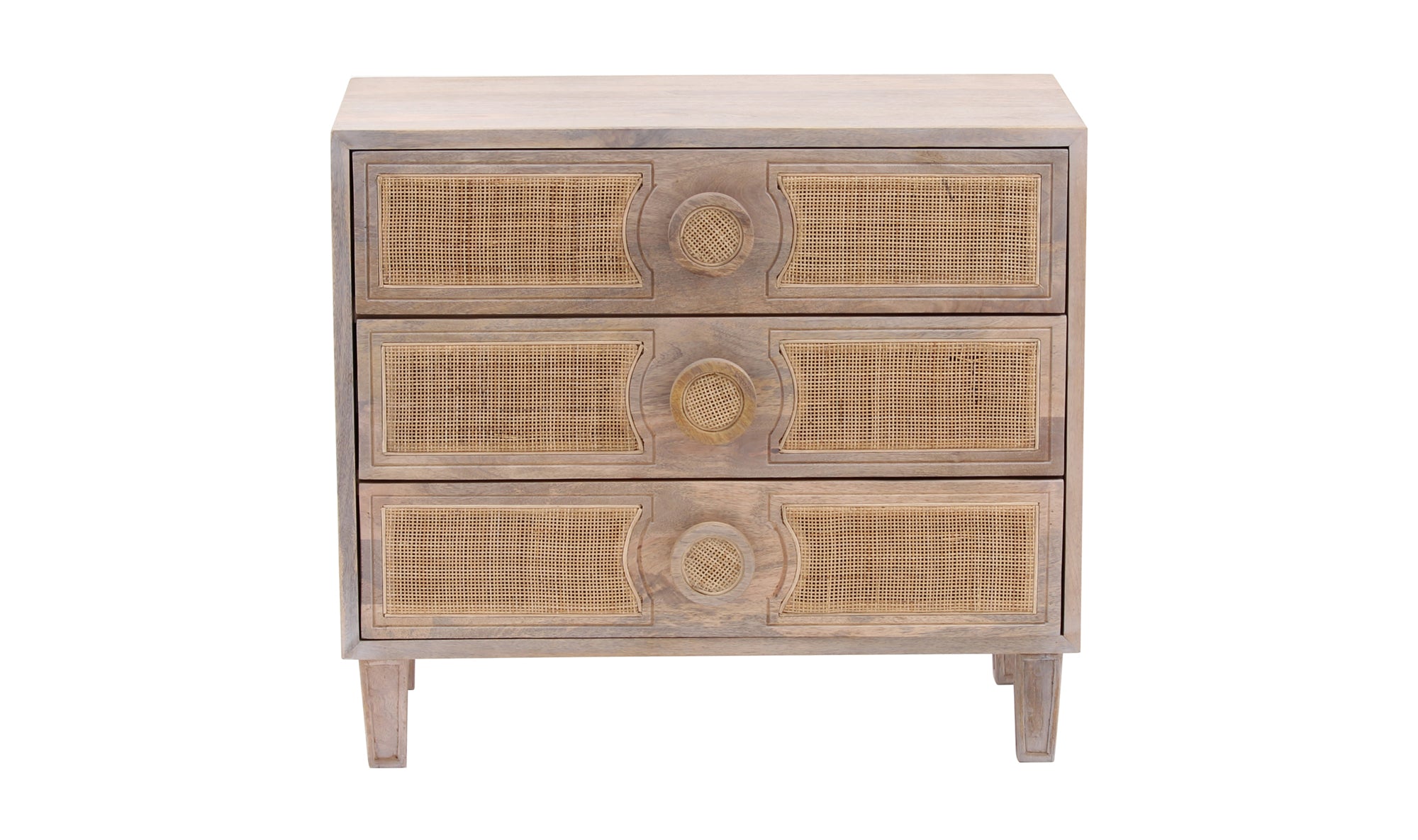DOBBY 3 DRAWER NIGHTSTAND