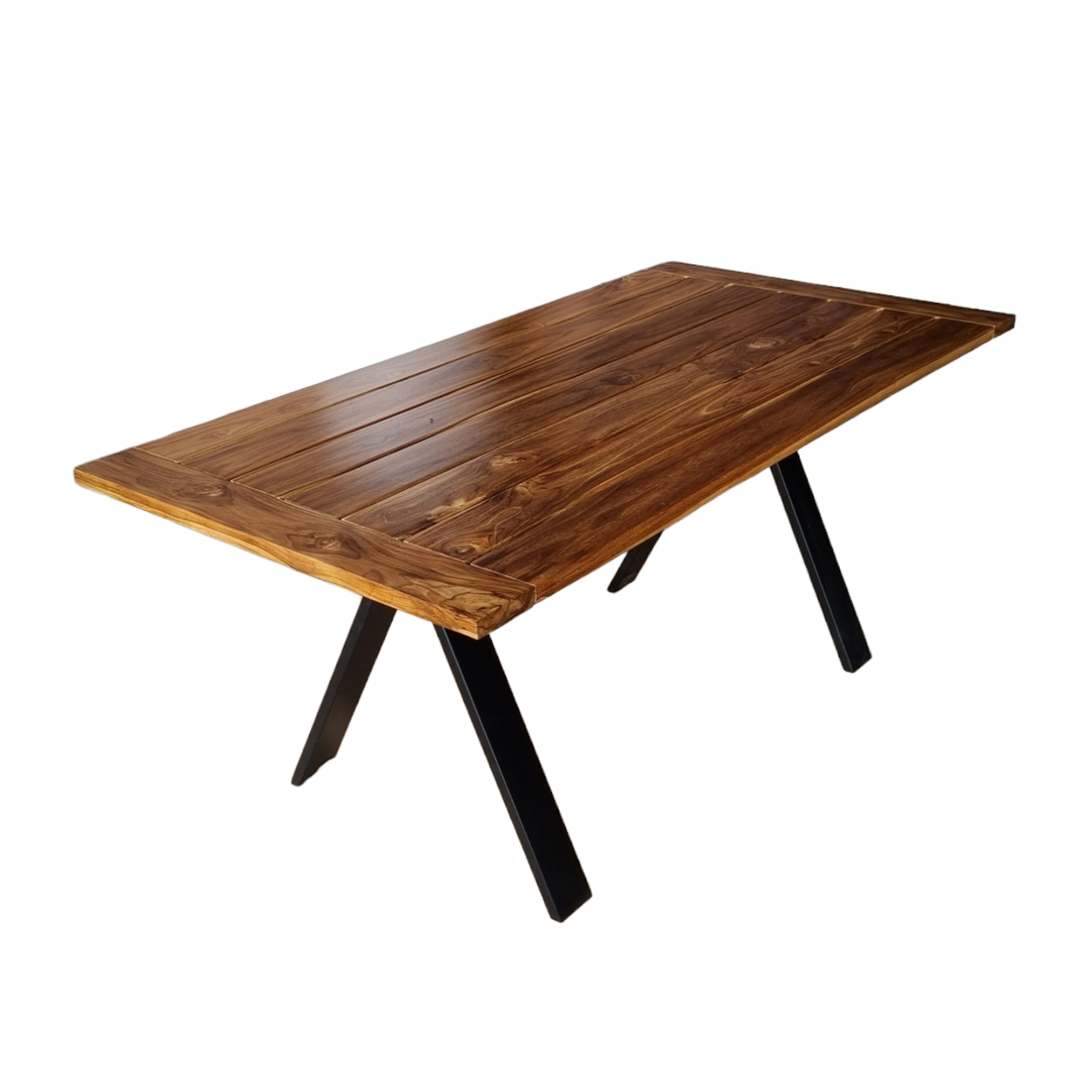 80" Natural Teak Patio Dining Table