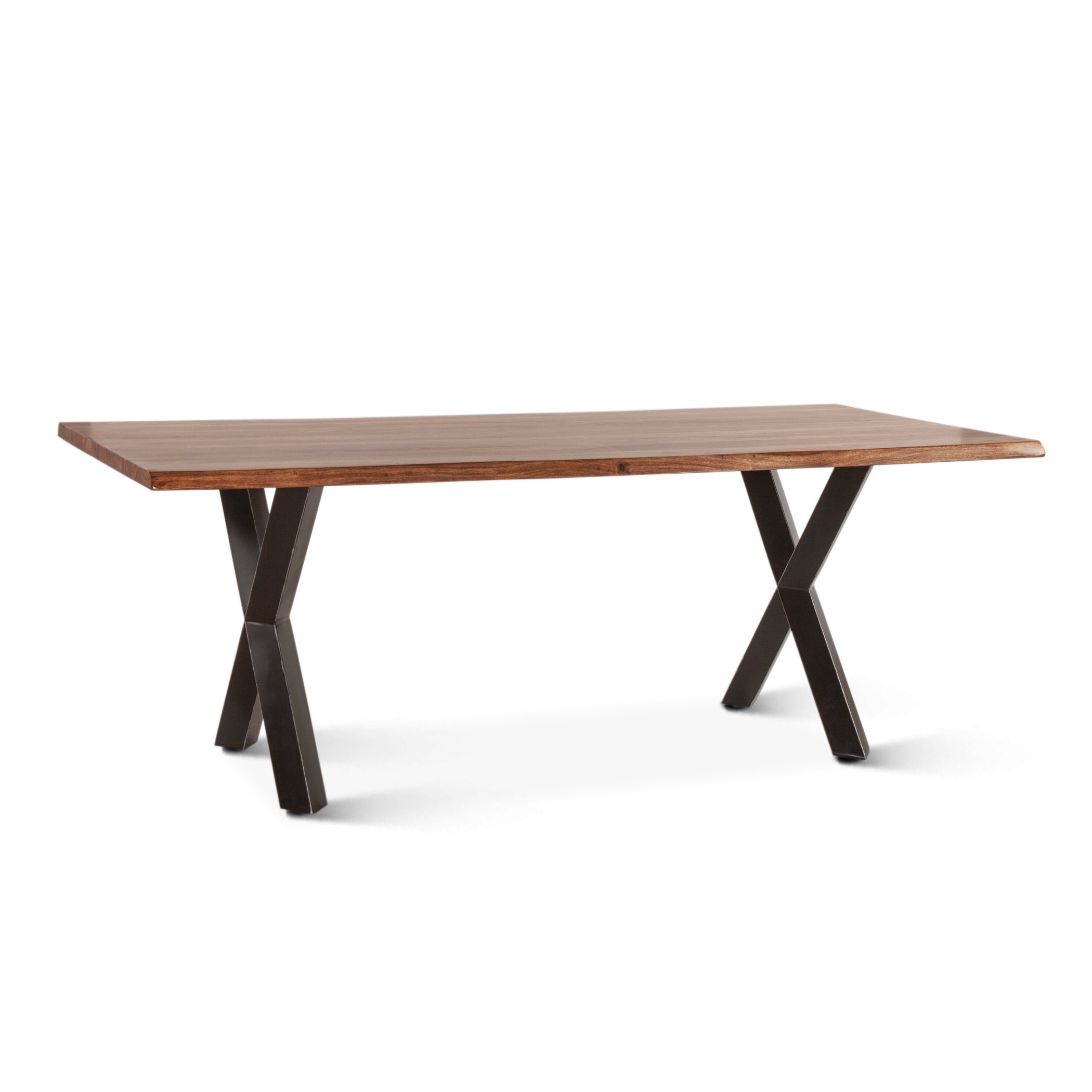 80" Natural Sheesham Dining Table