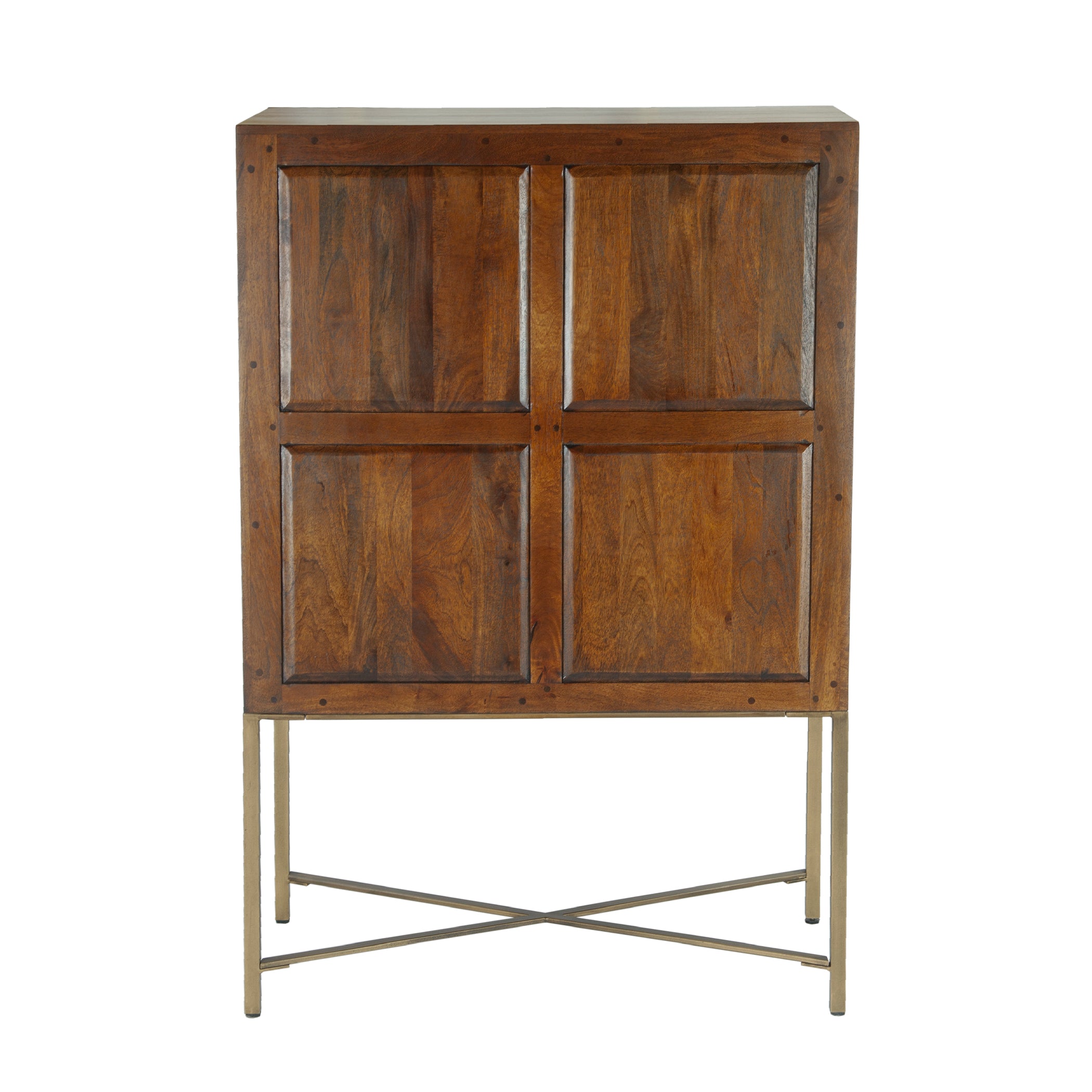 39" Honey Brown Bar Cabinet