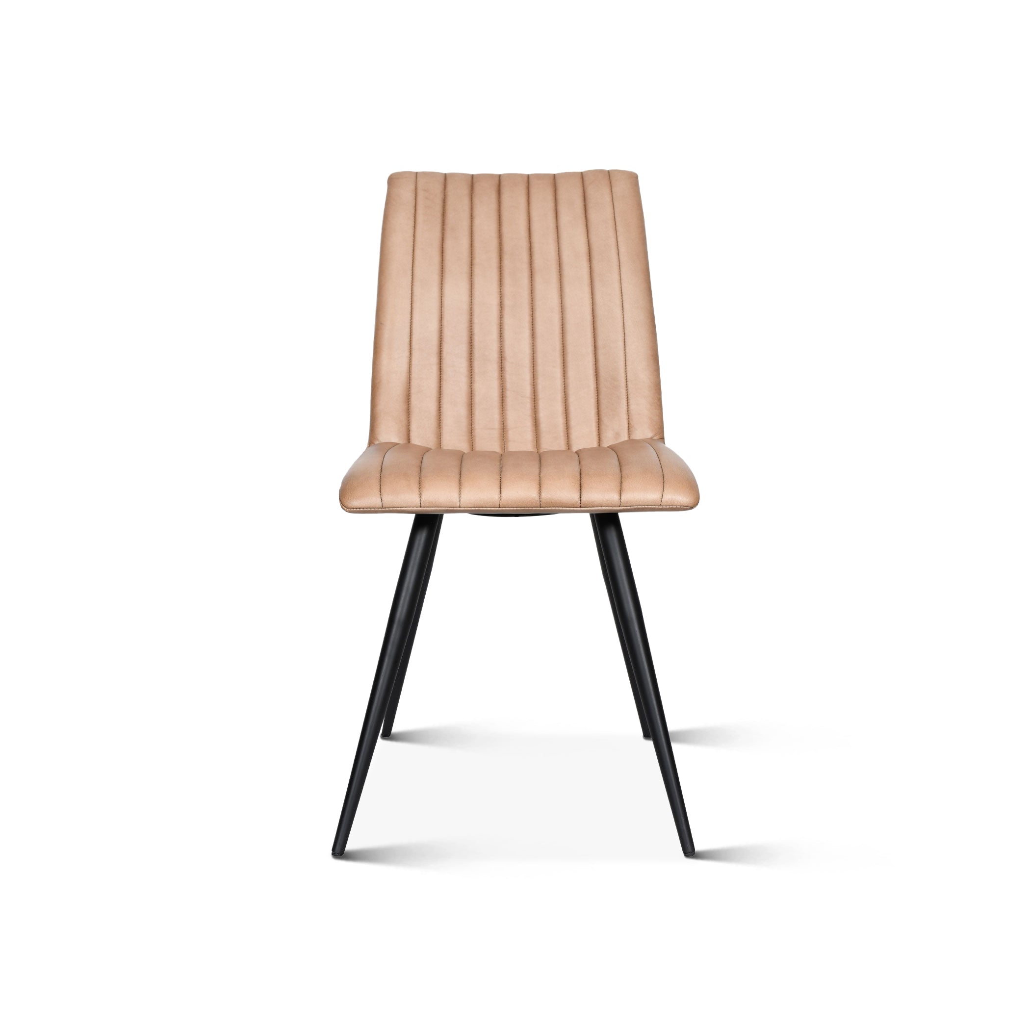 19" Dining Chair in Antique Ivory Leather