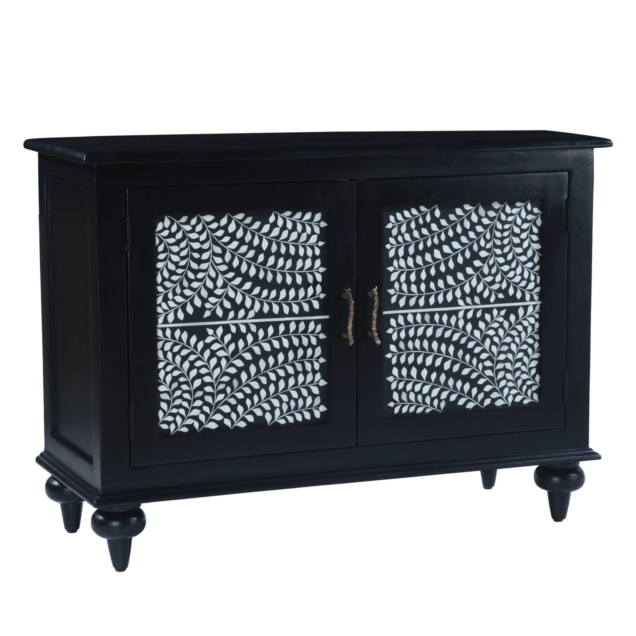 50" Floral Inlay Sideboard