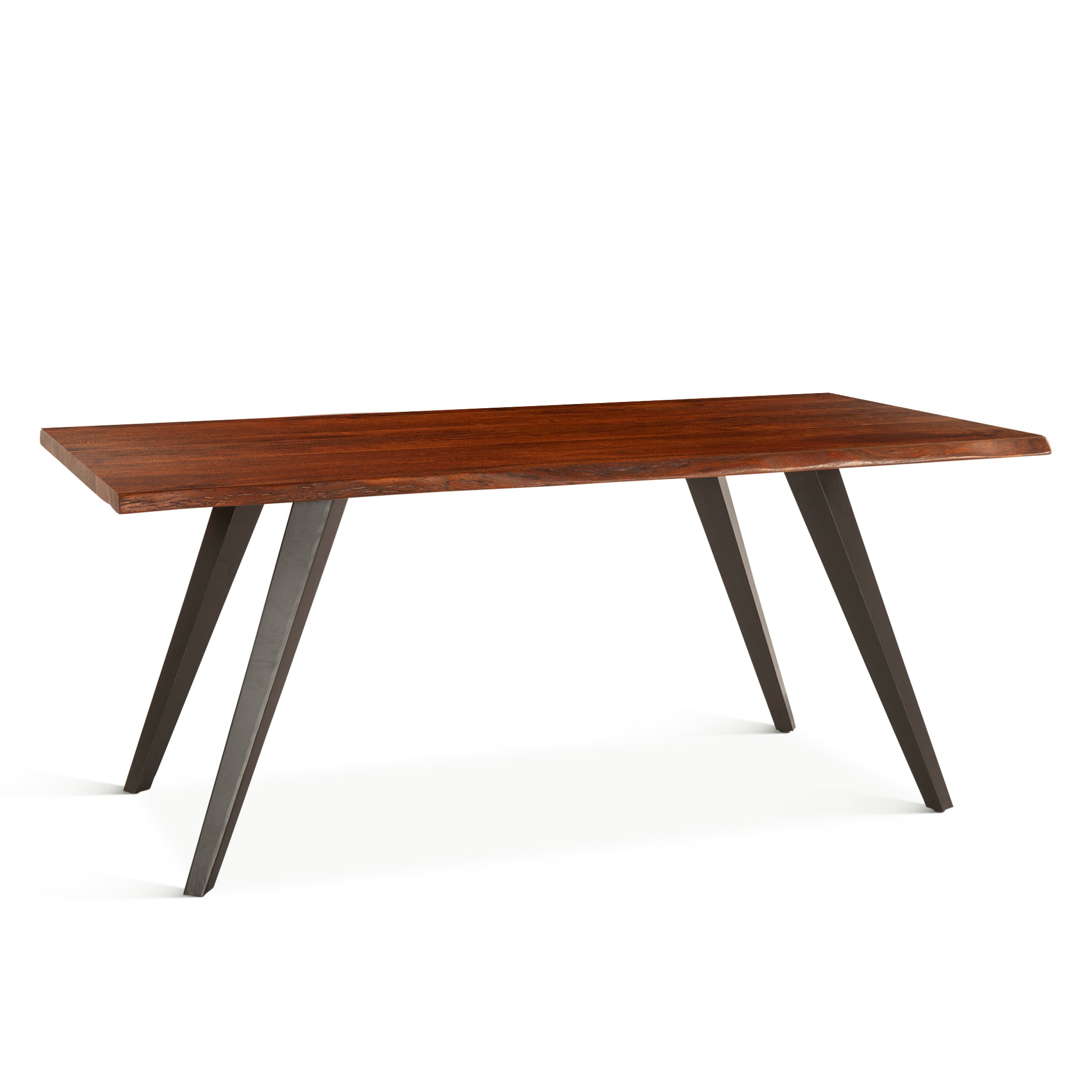 68" Walnut Live Edge Dining Table