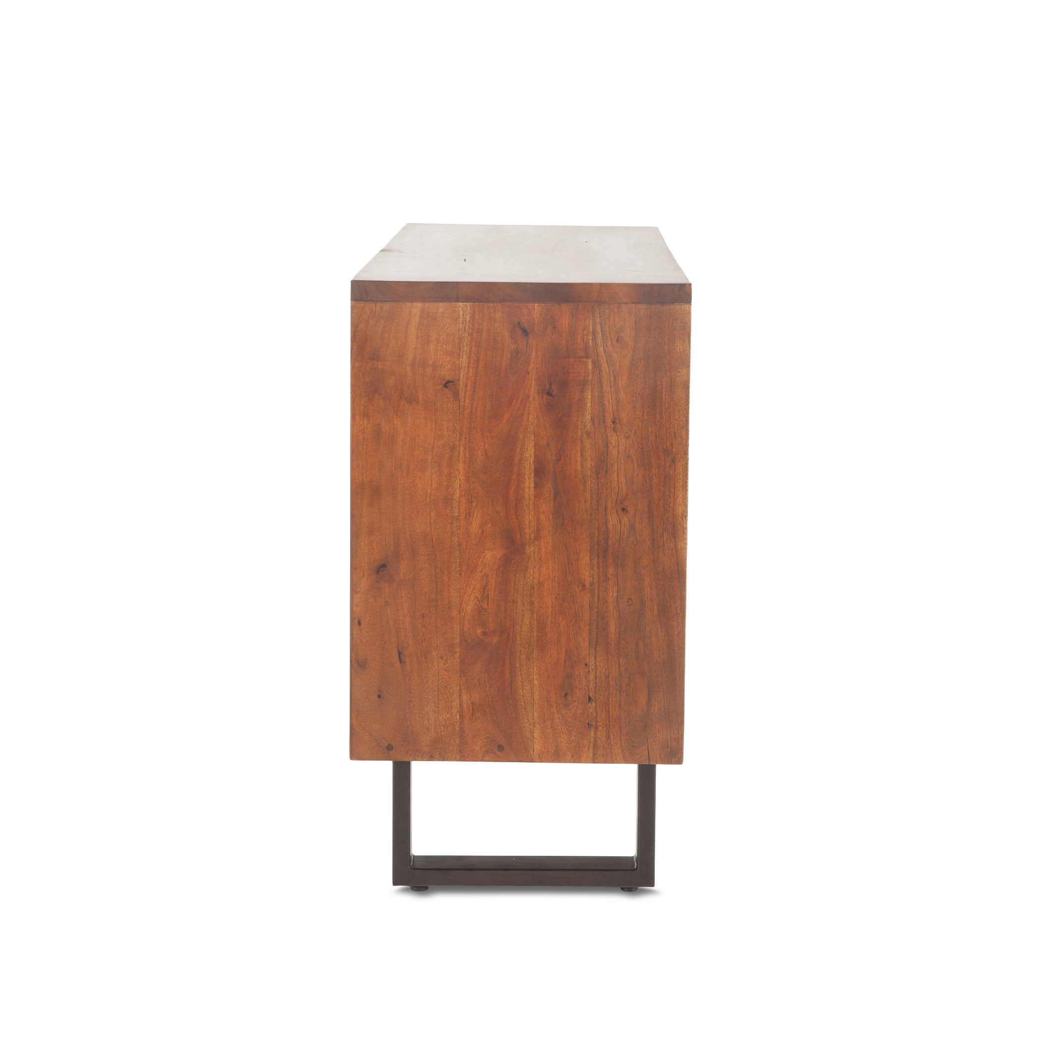 54" Walnut Acacia Wood Sideboard
