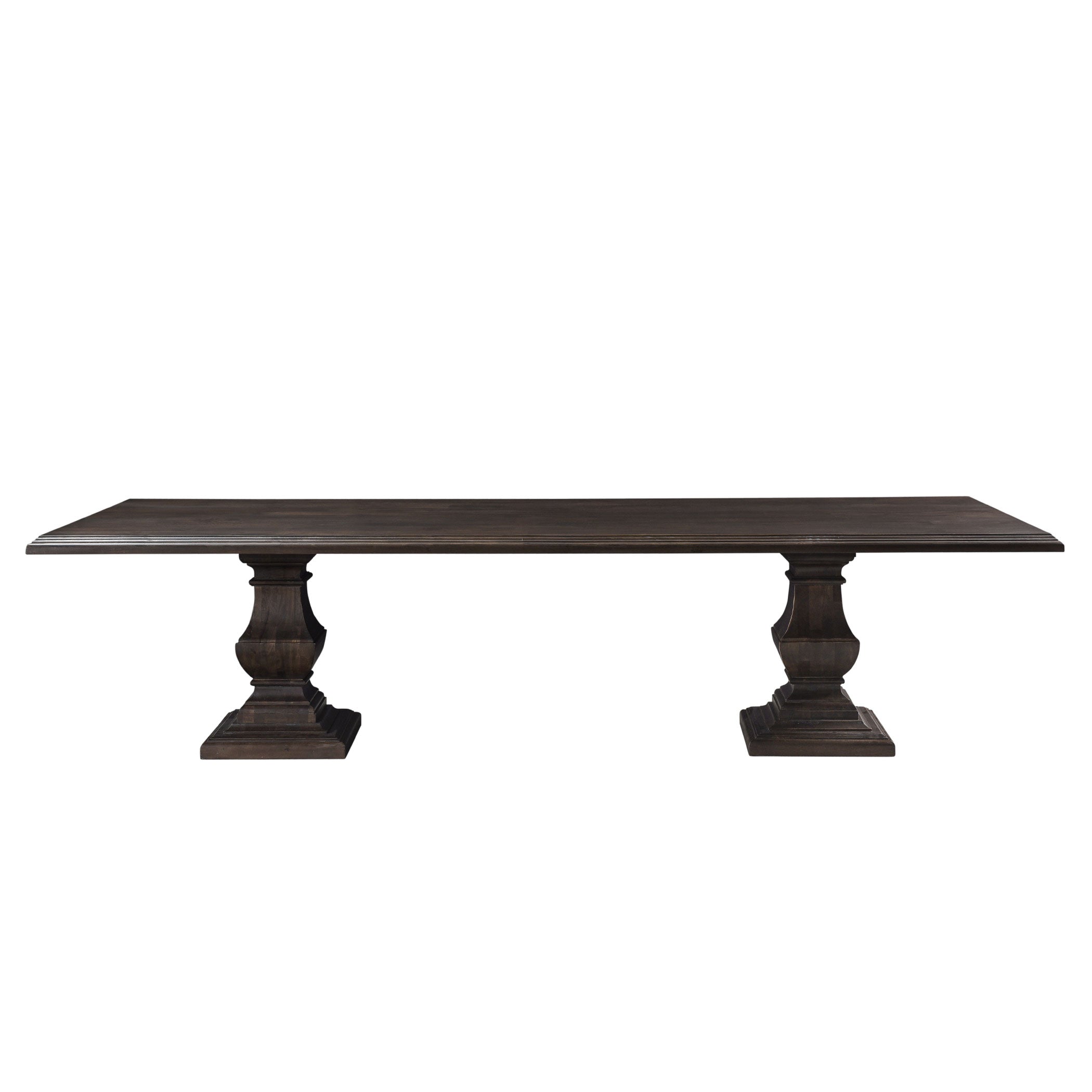 120" Vintage Brown Dining Table