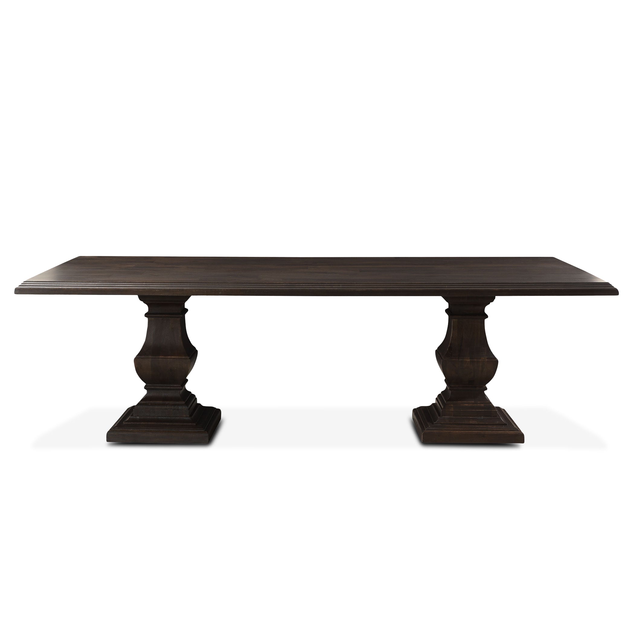 98" Vintage Brown Dining Table