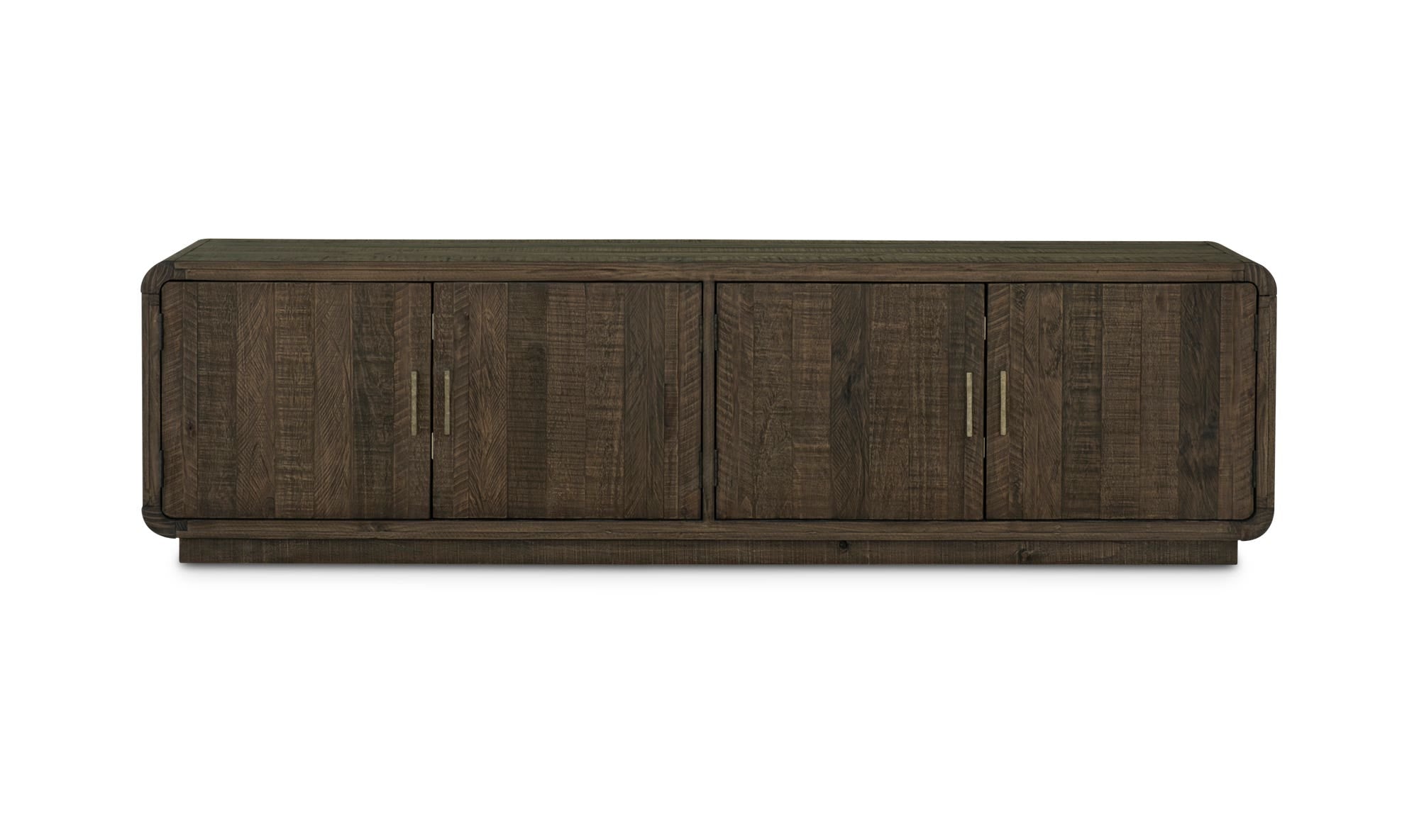 78.7" Aged Brown Media Cabinet