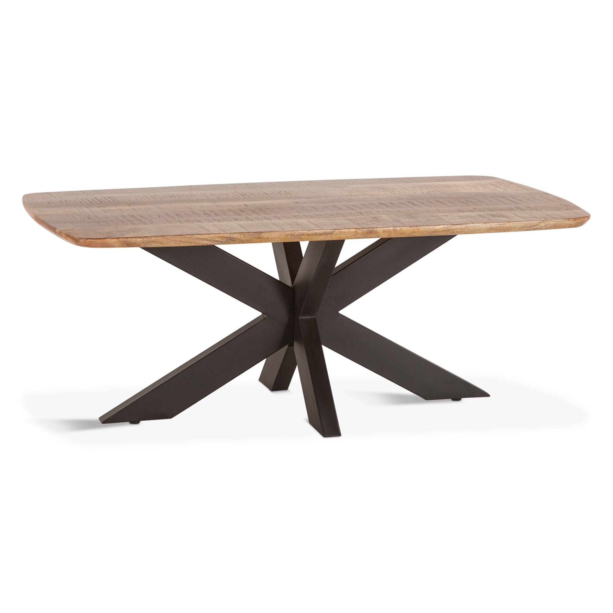 46" Natural Mango Wood Coffee Table