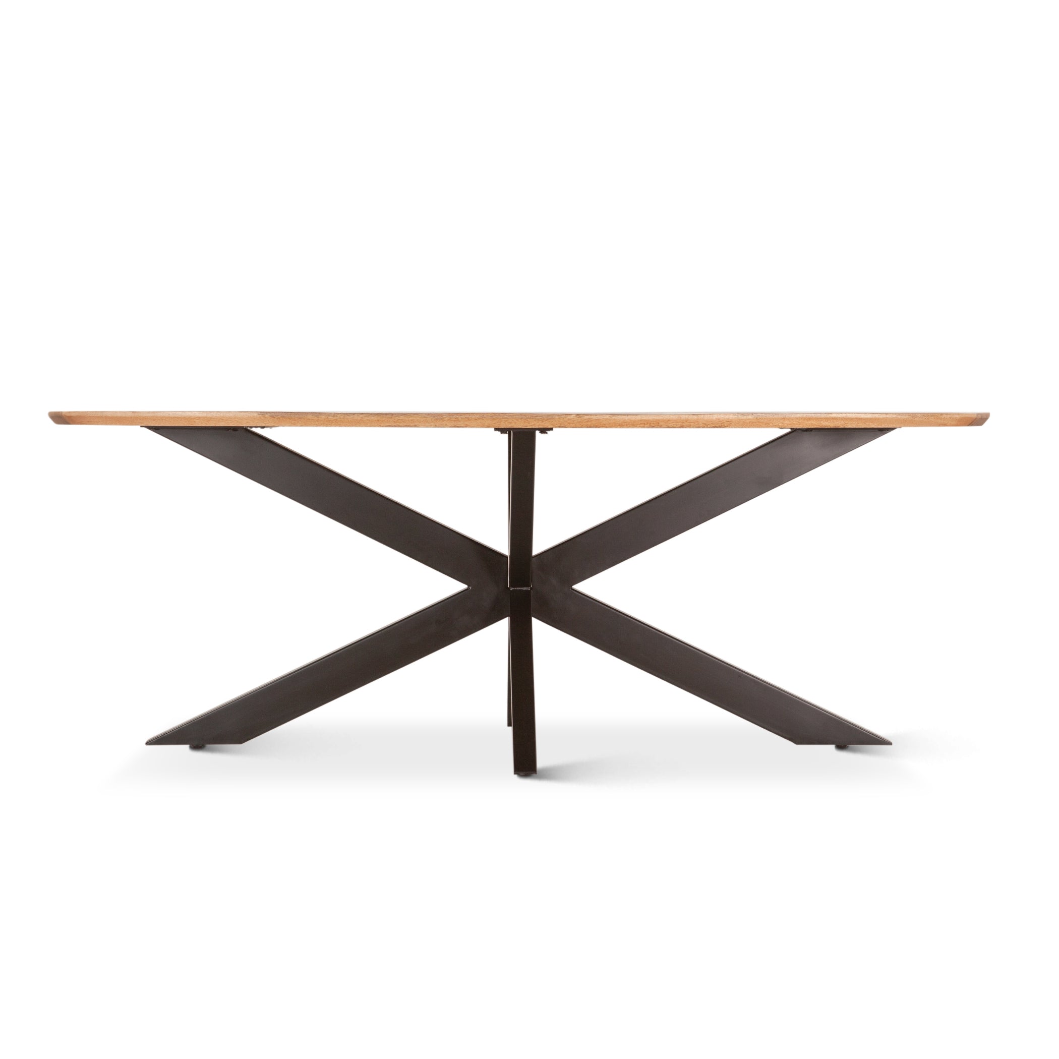 82" Natural Mango Wood Dining Table