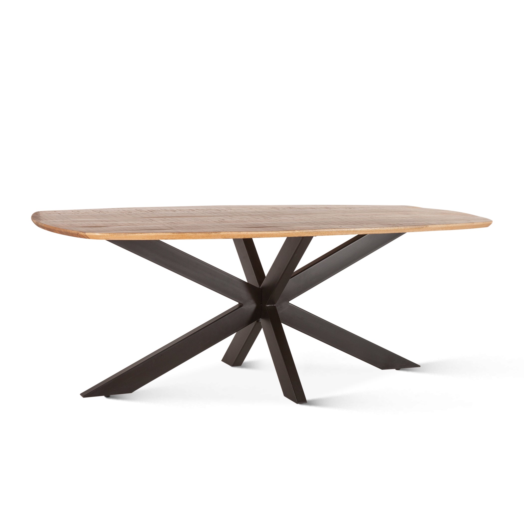82" Natural Mango Wood Dining Table