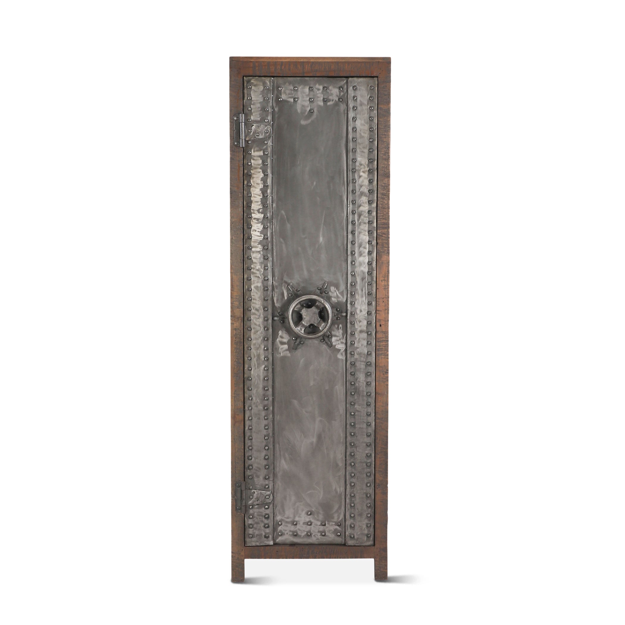 21" Reclaimed Wood Steampunk Cabinet