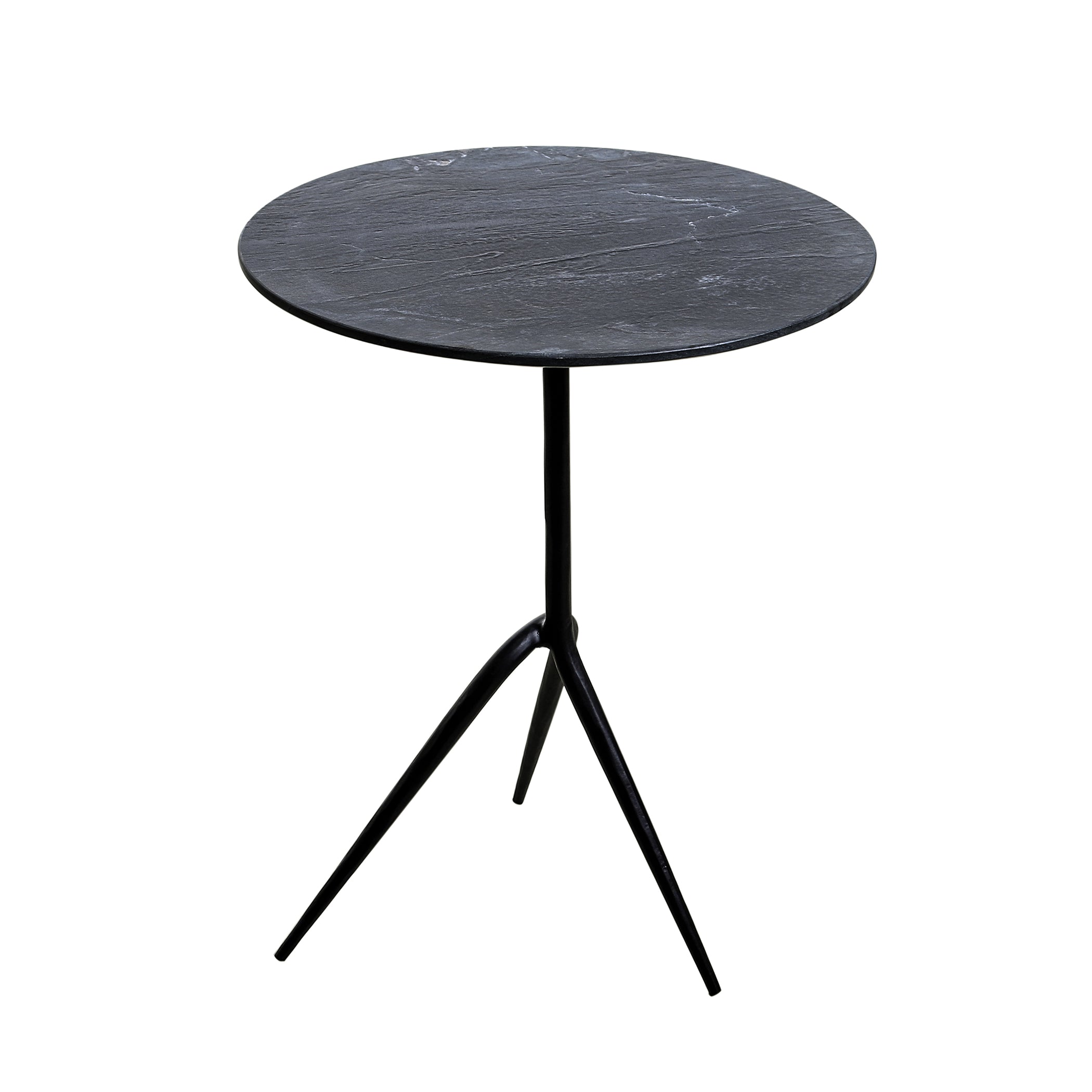 18" Lava Marble Accent Table