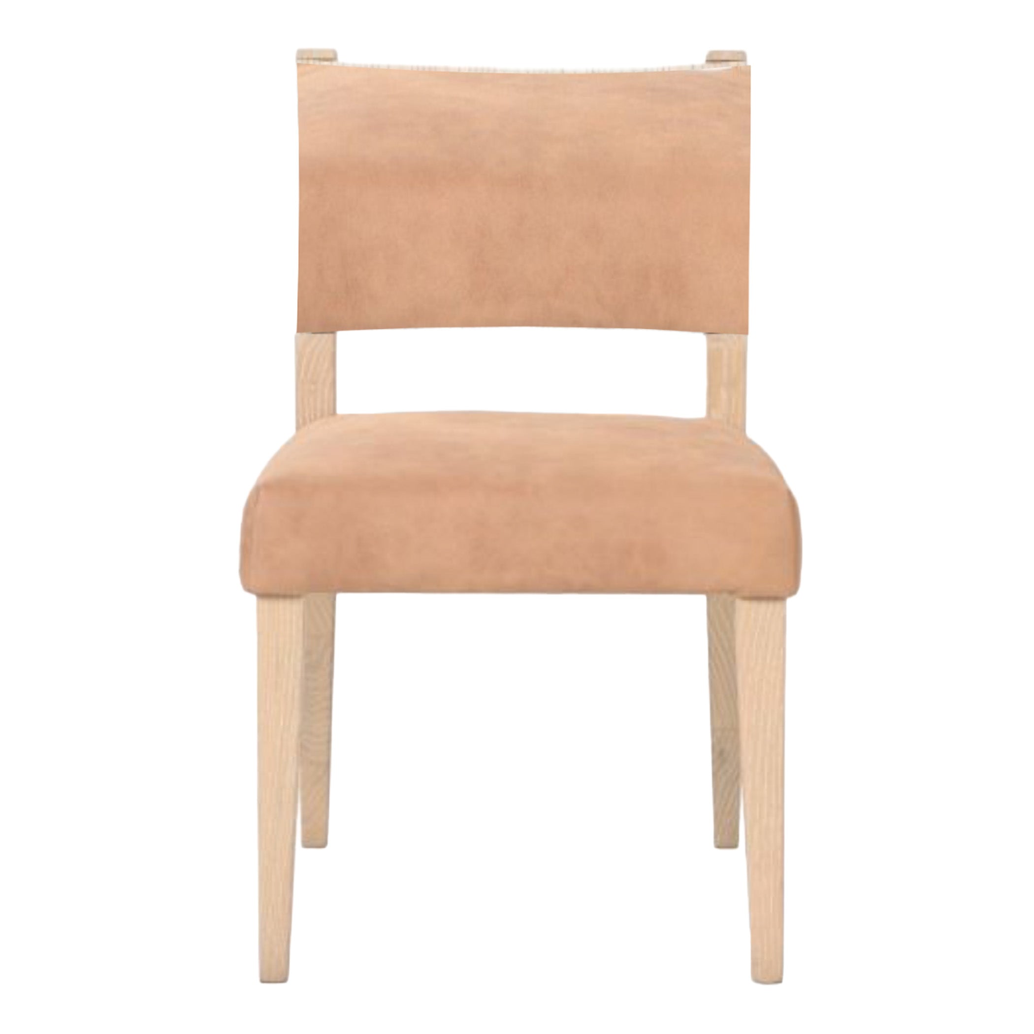 20" Antique Leather Dining Chair