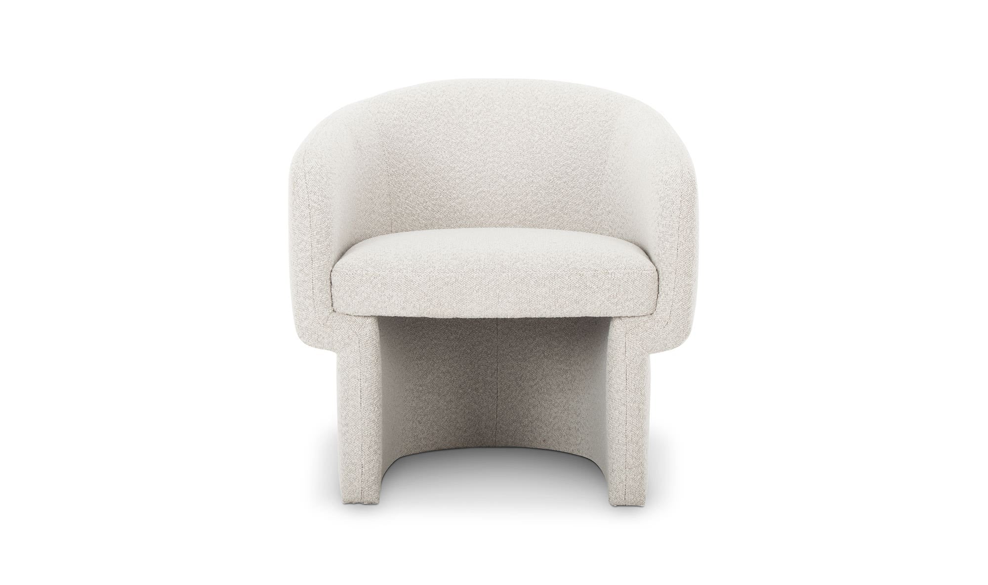 27.5" Oyster Upholstered Accent Chair