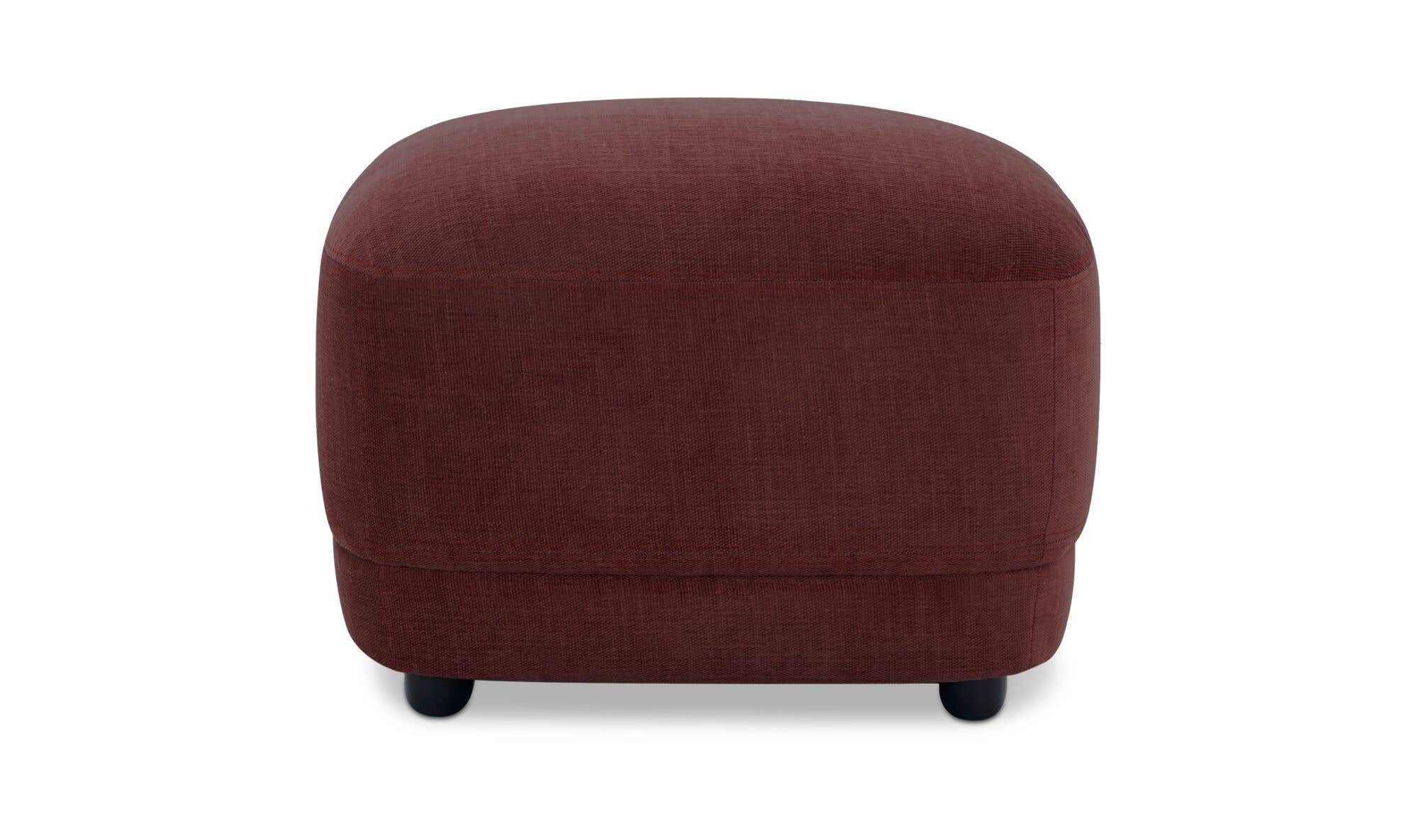 25.2" Berry Upholstered Ottoman