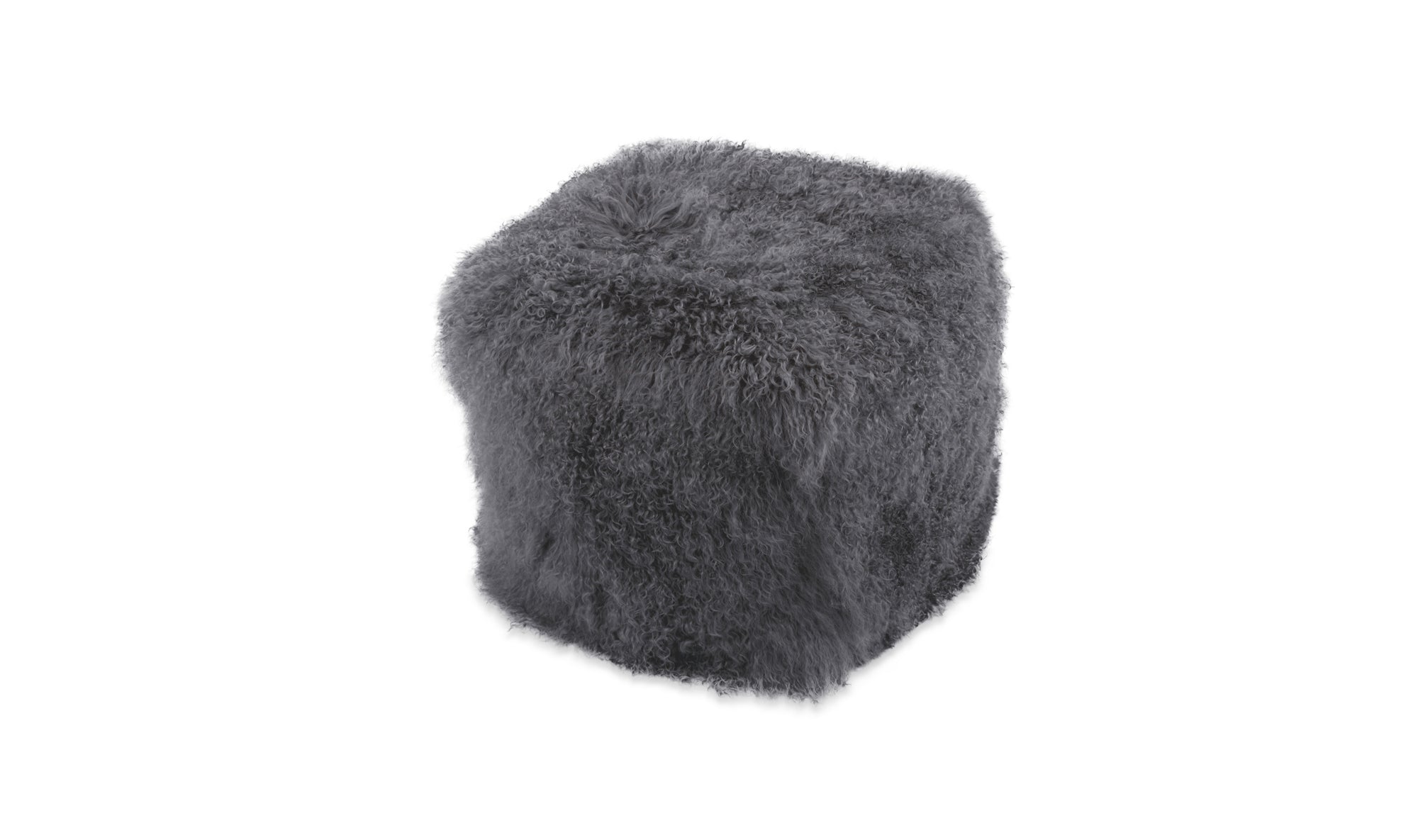 LAMB FUR POUF