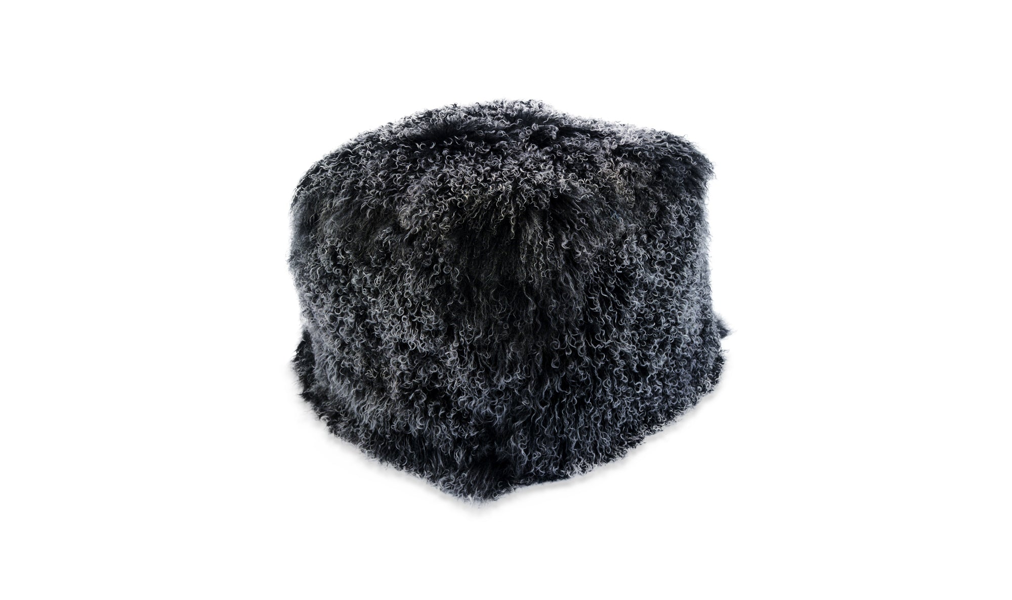 LAMB FUR POUF