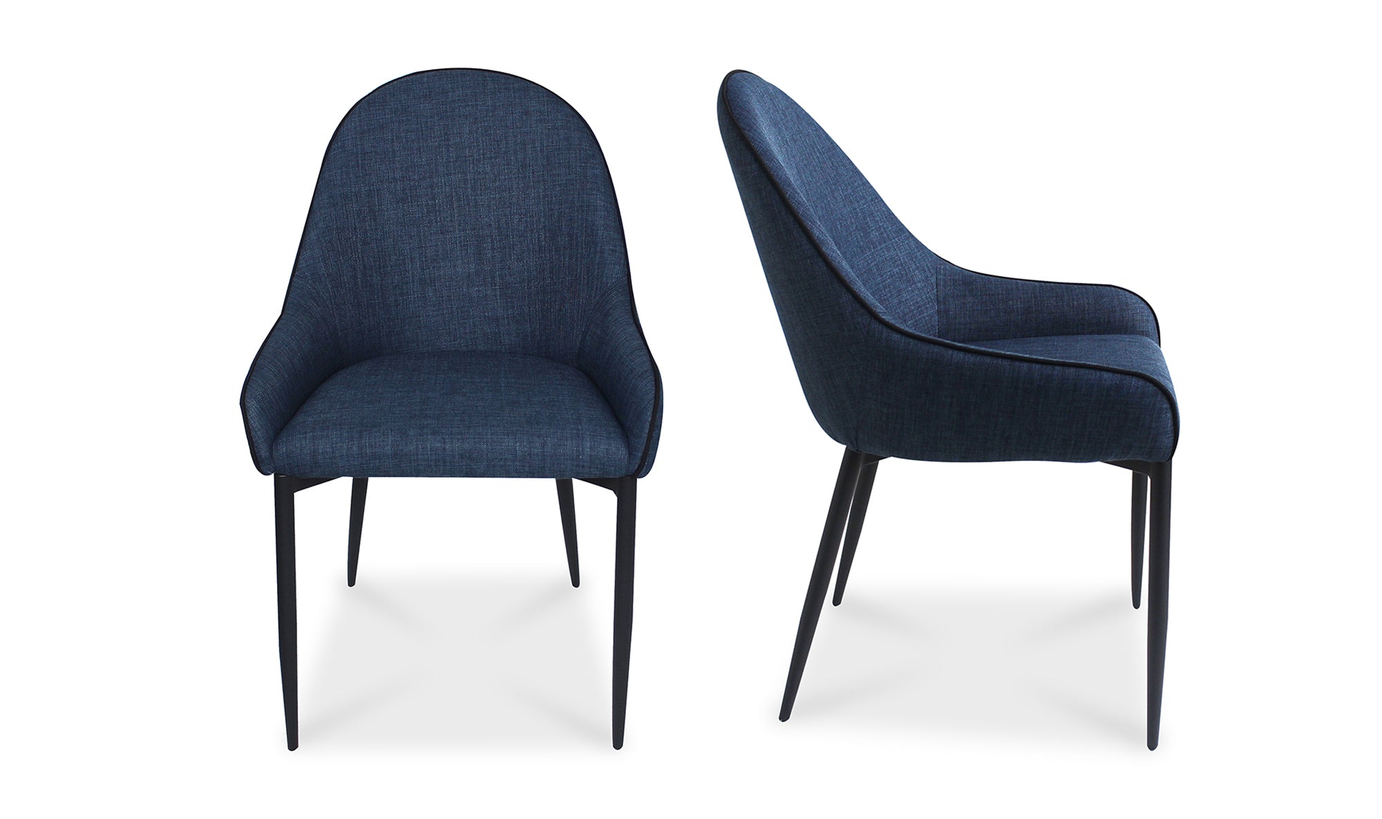 LAPIS DINING CHAIR DARK BLUE-SET OF TWO
