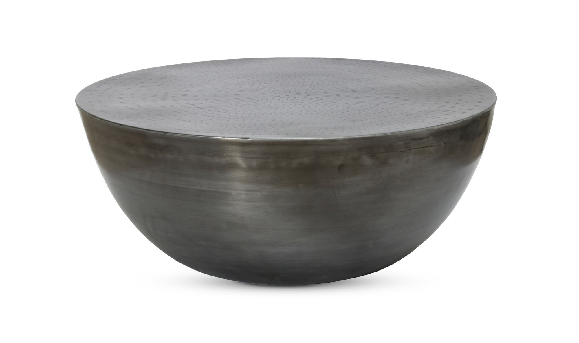31.25" Antique Nickel Iron Coffee Table