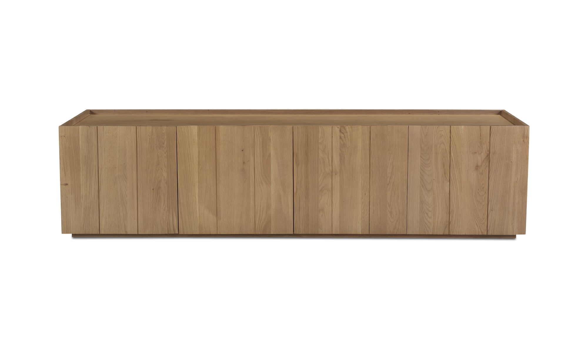 PLANK MEDIA CABINET NATURAL