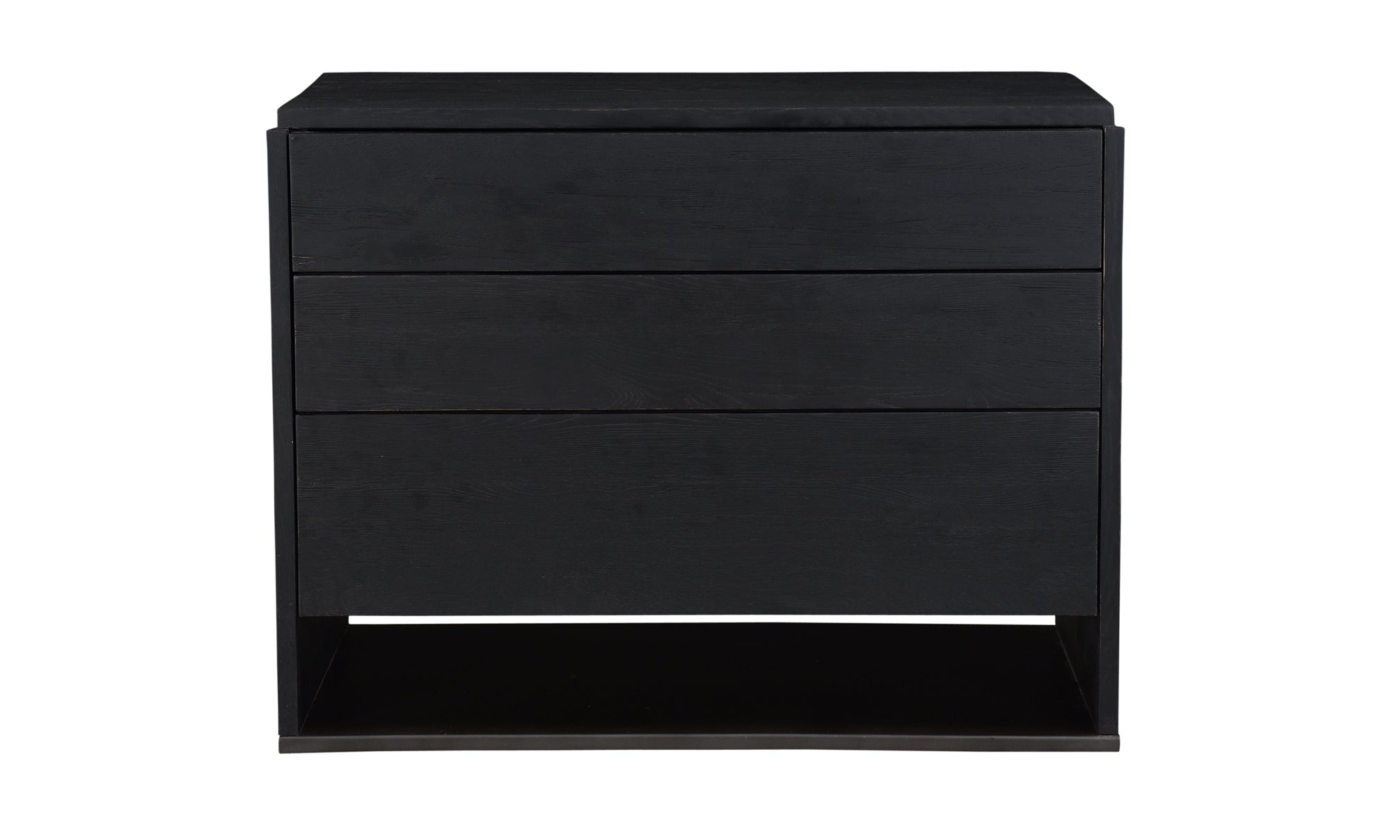 QUINTON 3 DRAWER NIGHTSTAND BLACK
