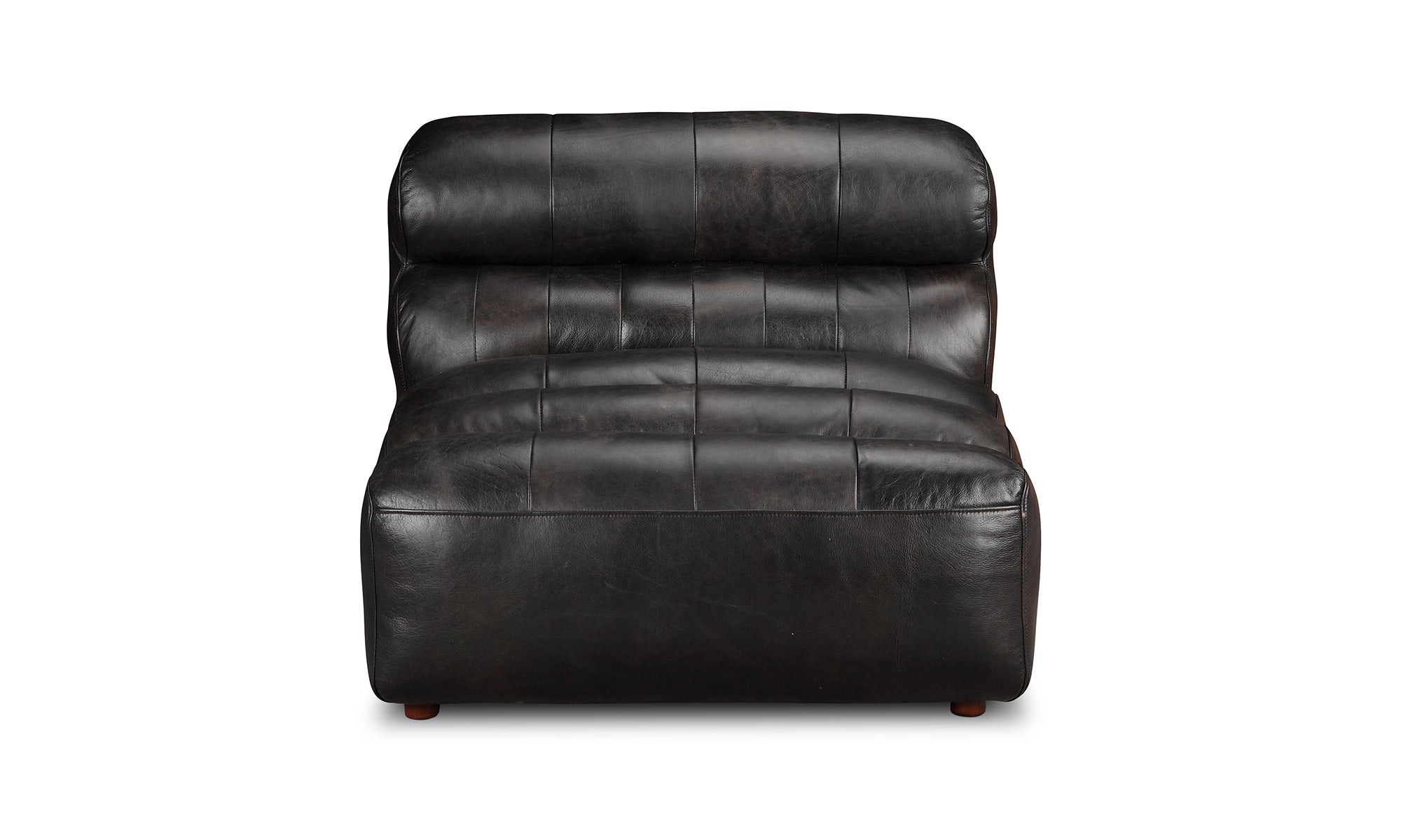 RAMSAY LEATHER SLIPPER CHAIR