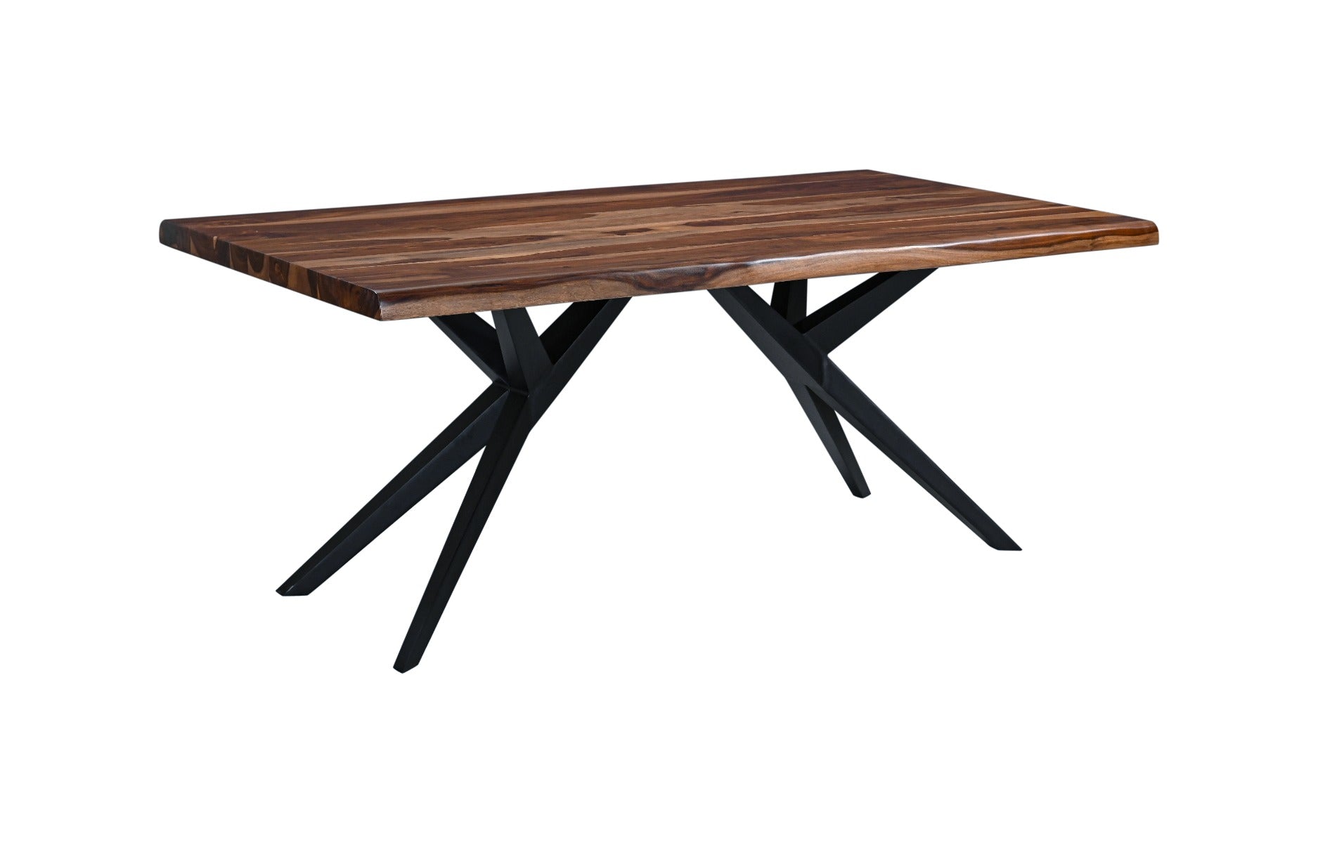72" Natural Sheesham Wood Dining Table