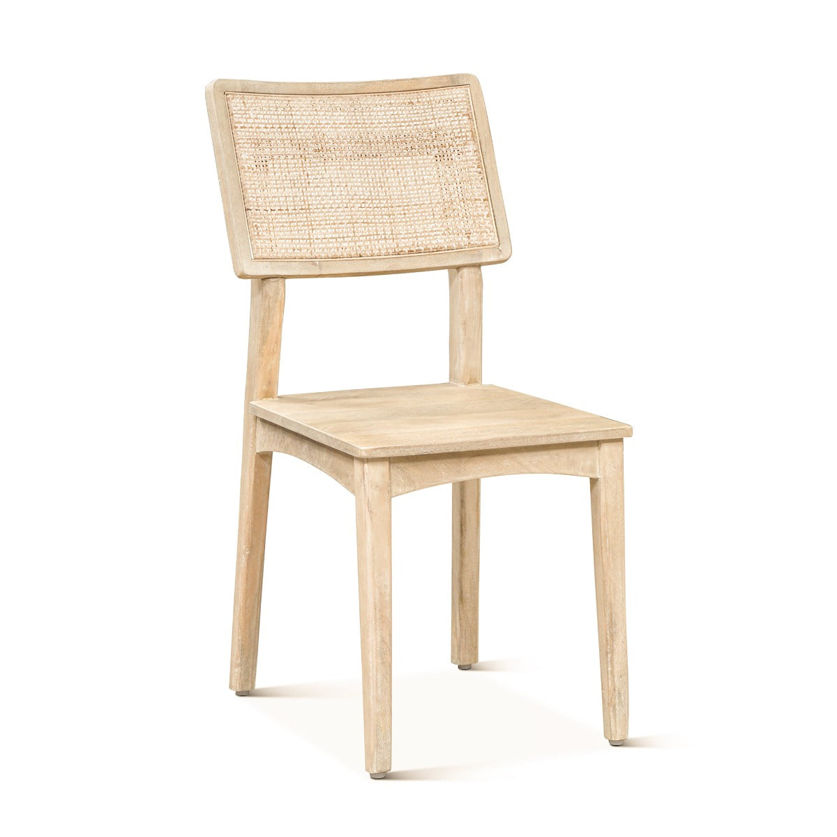 17" Dining Chair in Natural White
