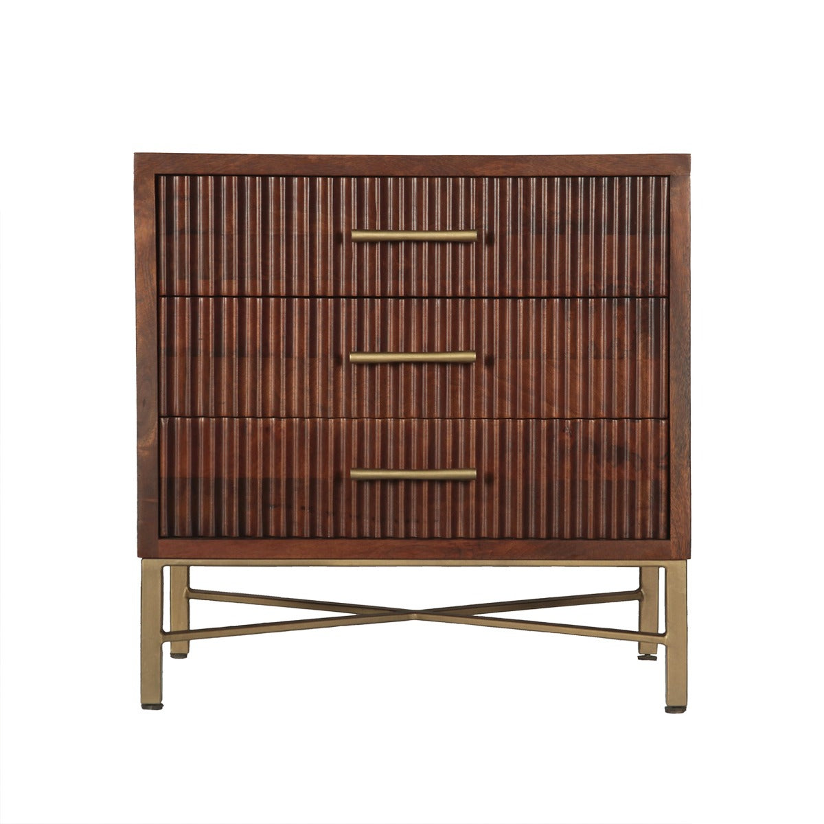 26" Honey Brown Nightstand