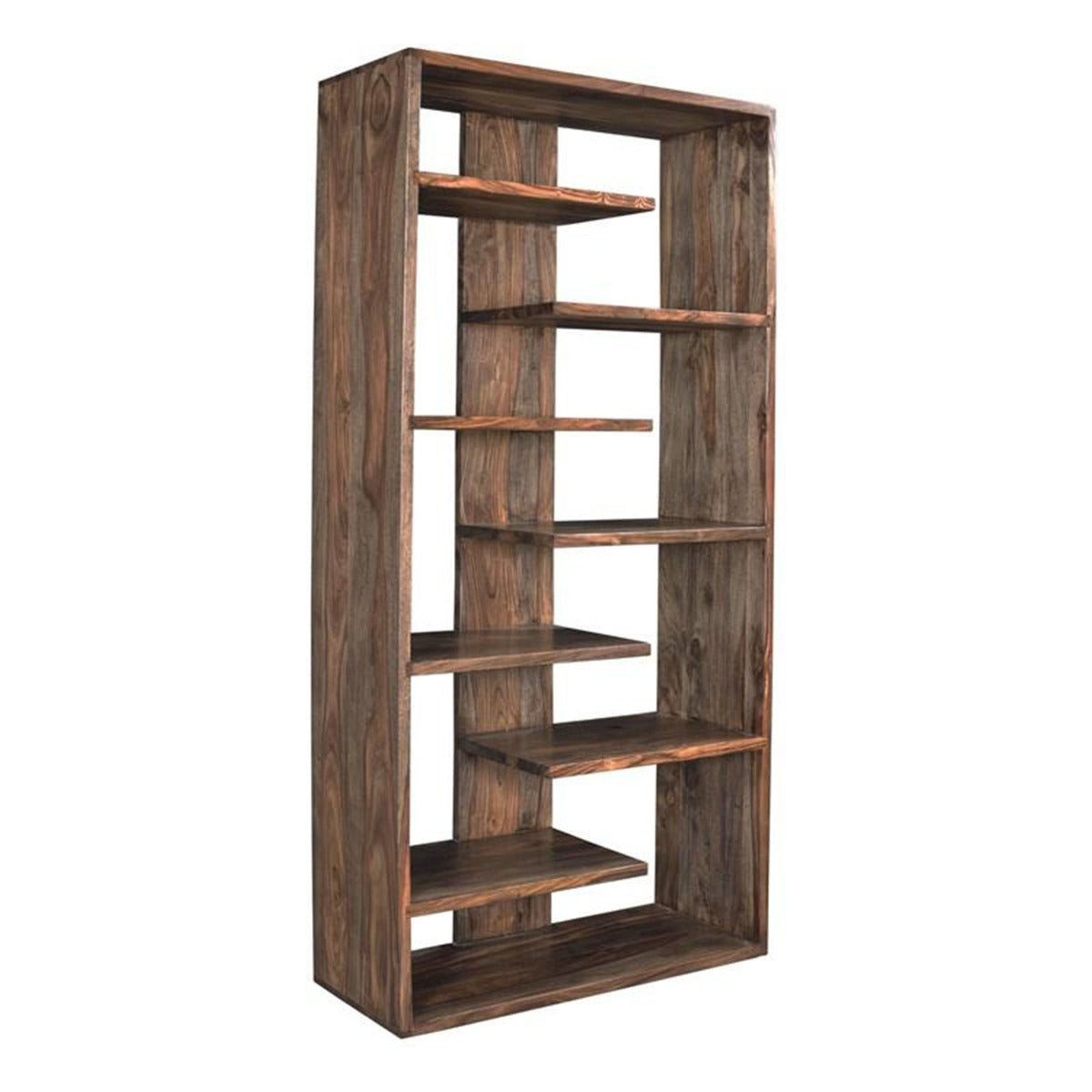 34" Brownstone Sheesham Wood Bookshelf