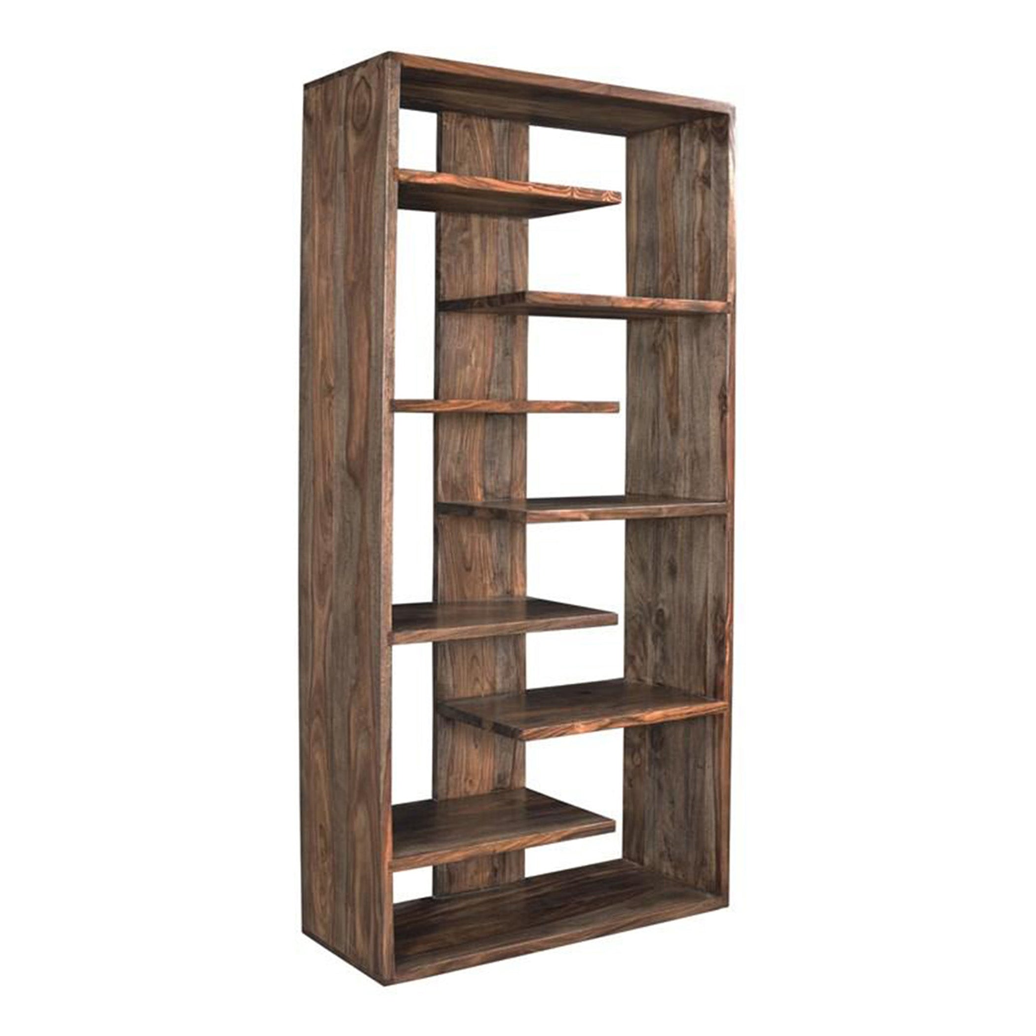 34" Brownstone Sheesham Wood Bookshelf