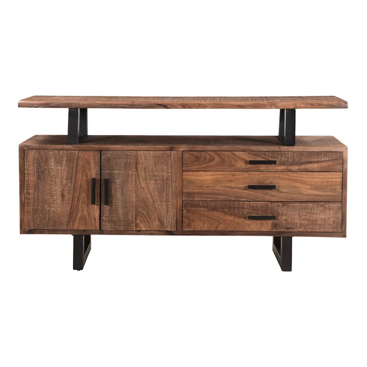 63" Brownstone Sheesham Wood Sideboard