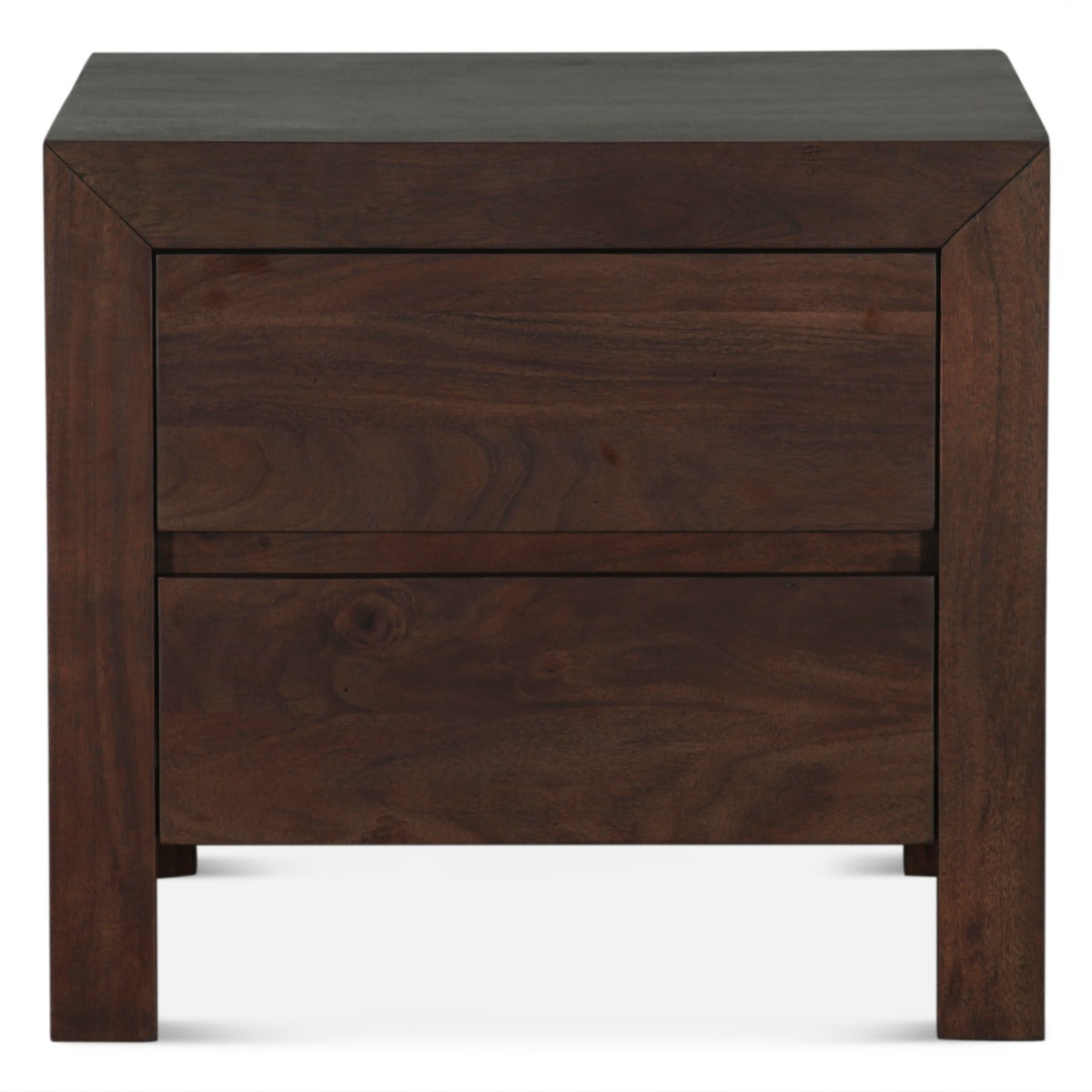 24" Coffee Bean Wood Nightstand