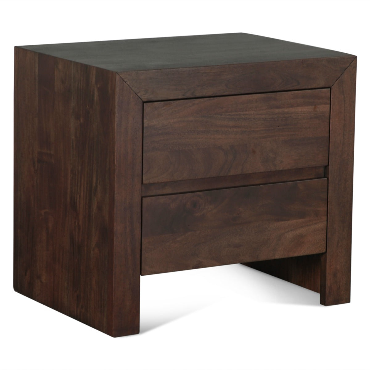 24" Coffee Bean Wood Nightstand