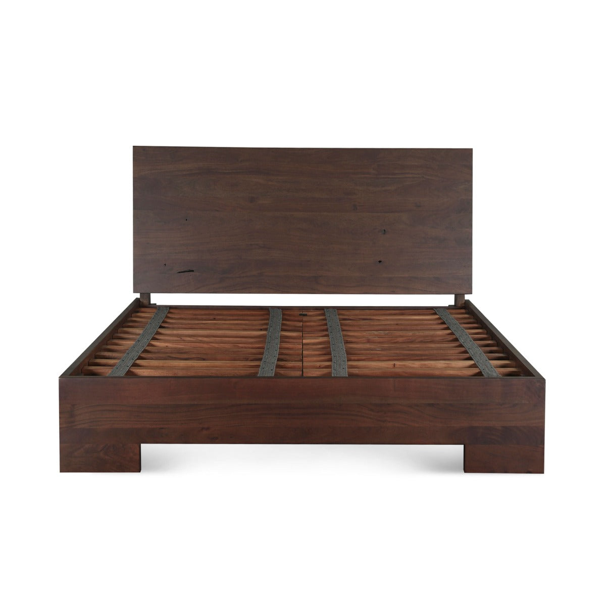 63" Coffee Bean Wood Queen Size Bed