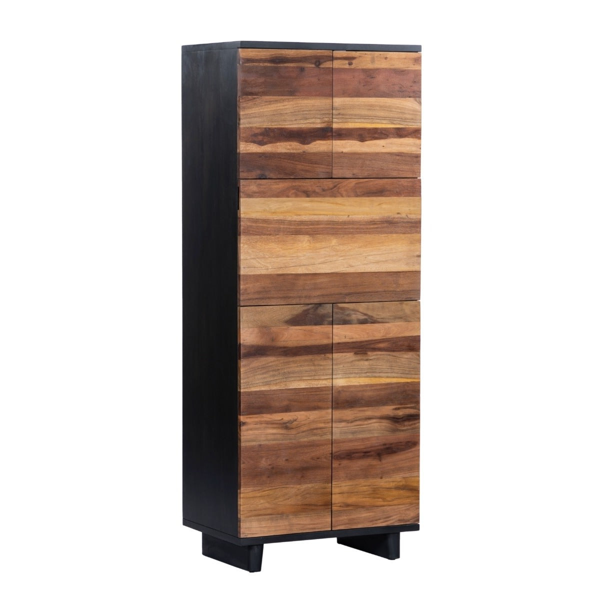 72" Natural Saal Wood Bar Cabinet