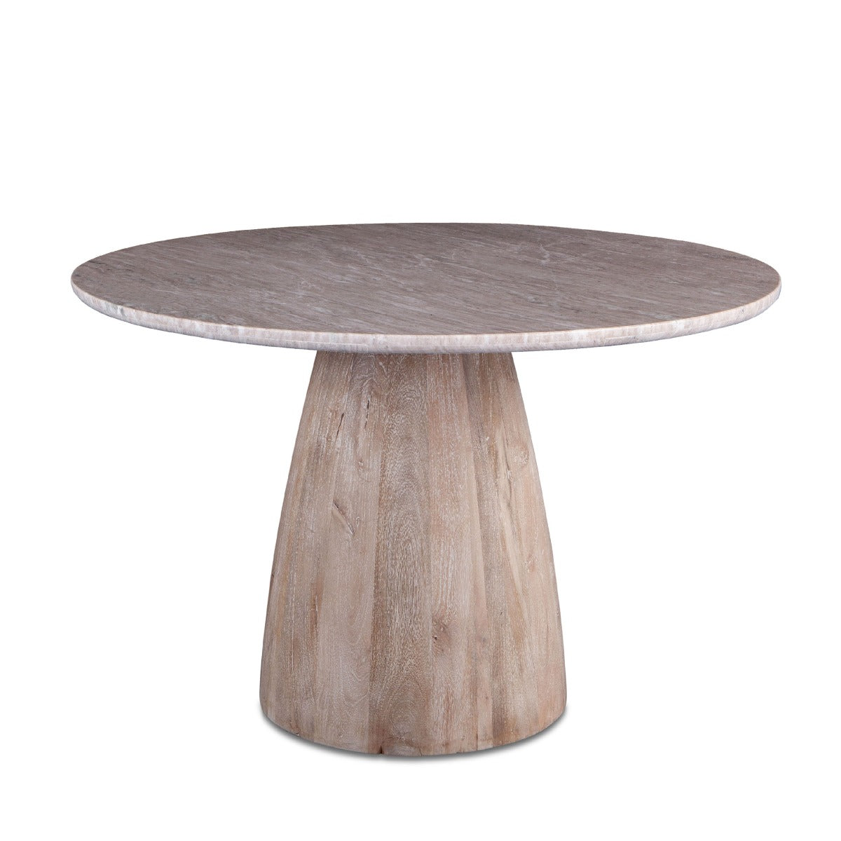 48" Brown Lajaria Marble Dining Table