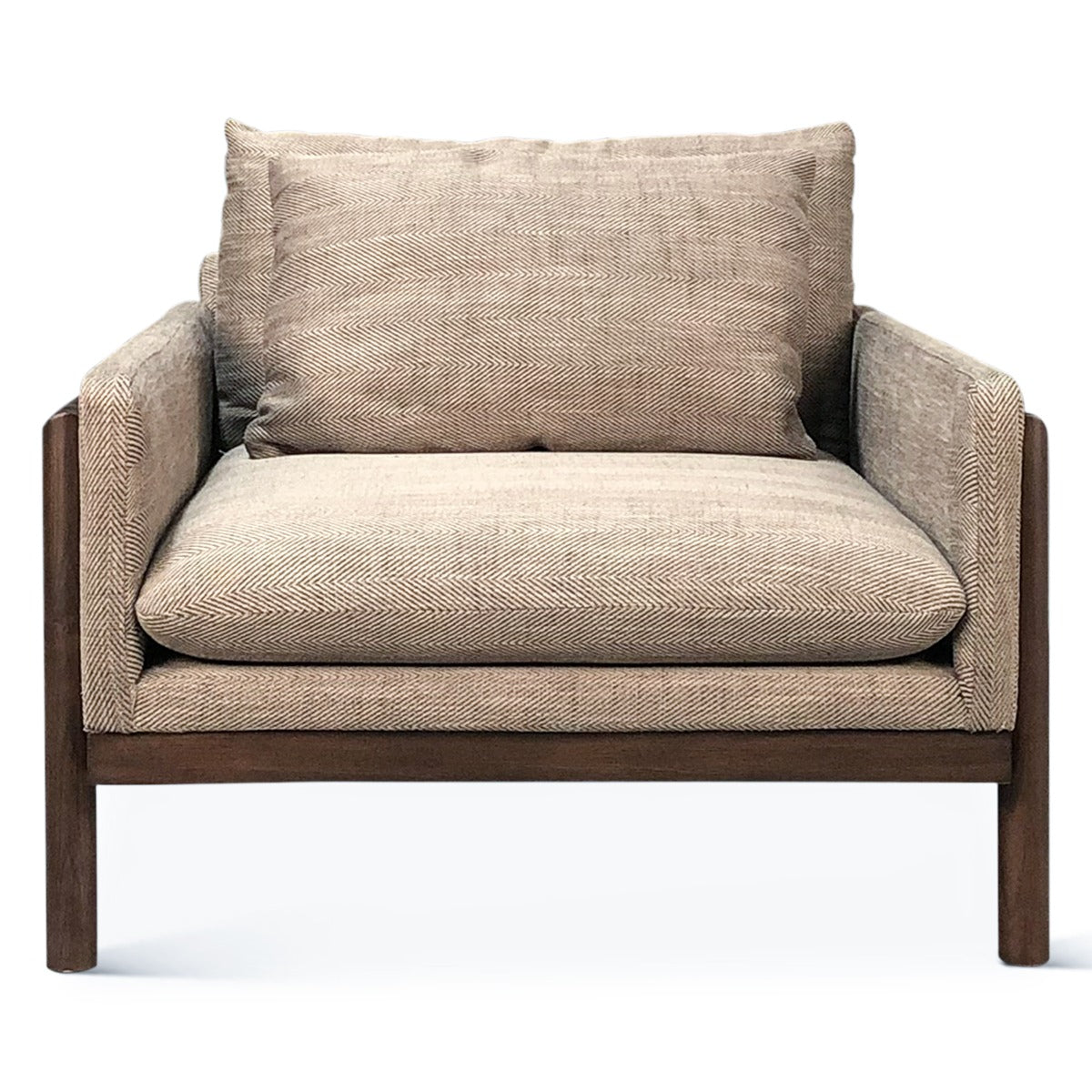 44" Burlington Stripe Upholstered Accent Chair