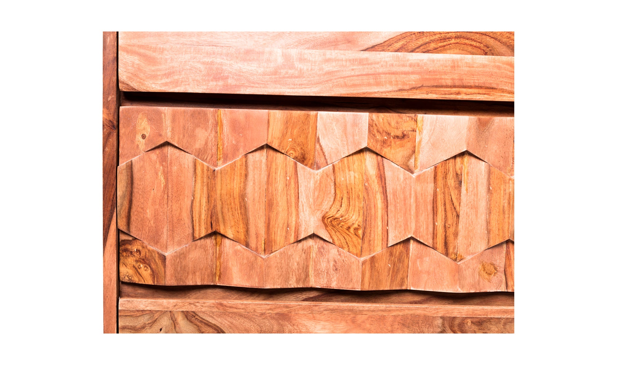 O2 3 DRAWER NIGHTSTAND BROWN