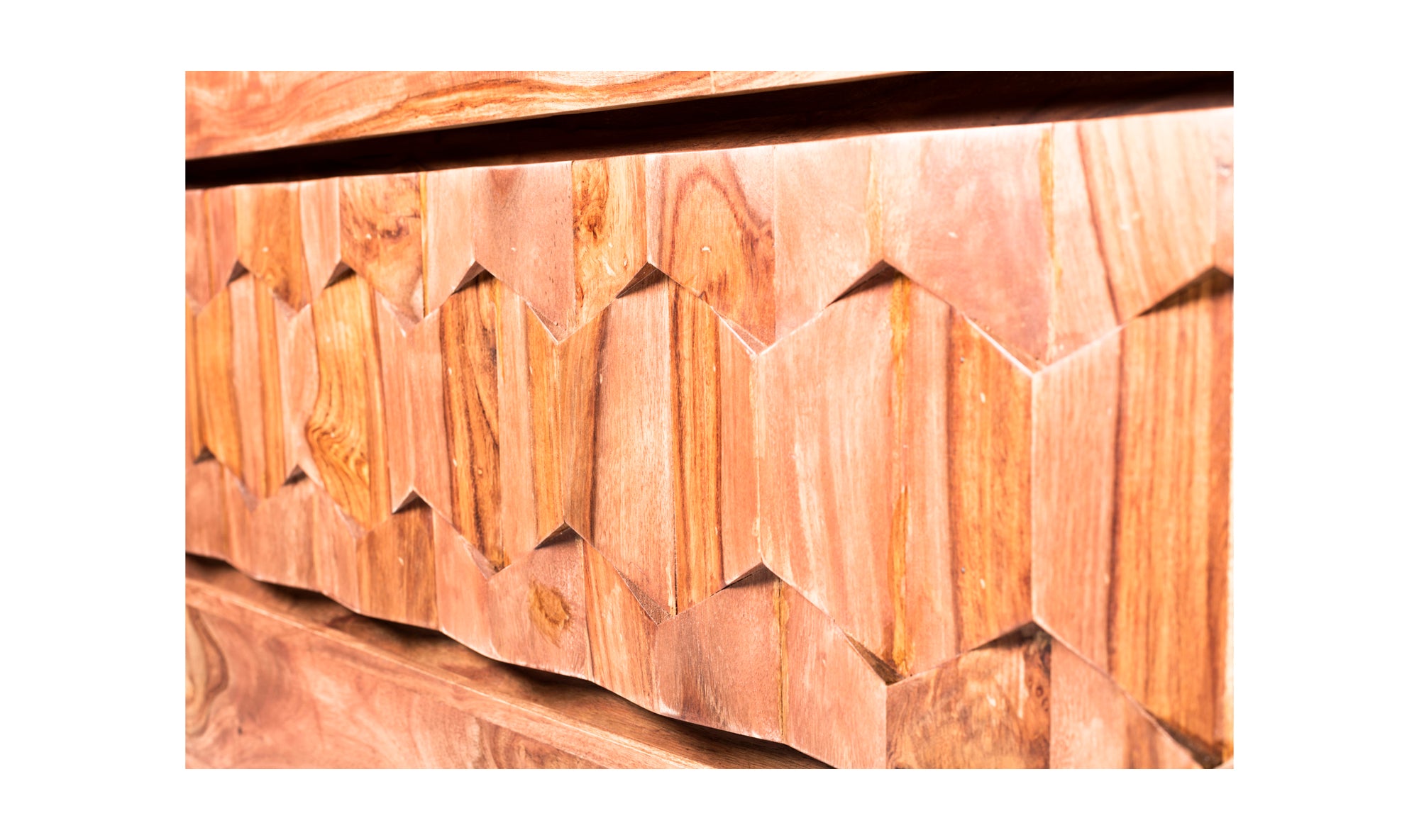 O2 3 DRAWER NIGHTSTAND BROWN