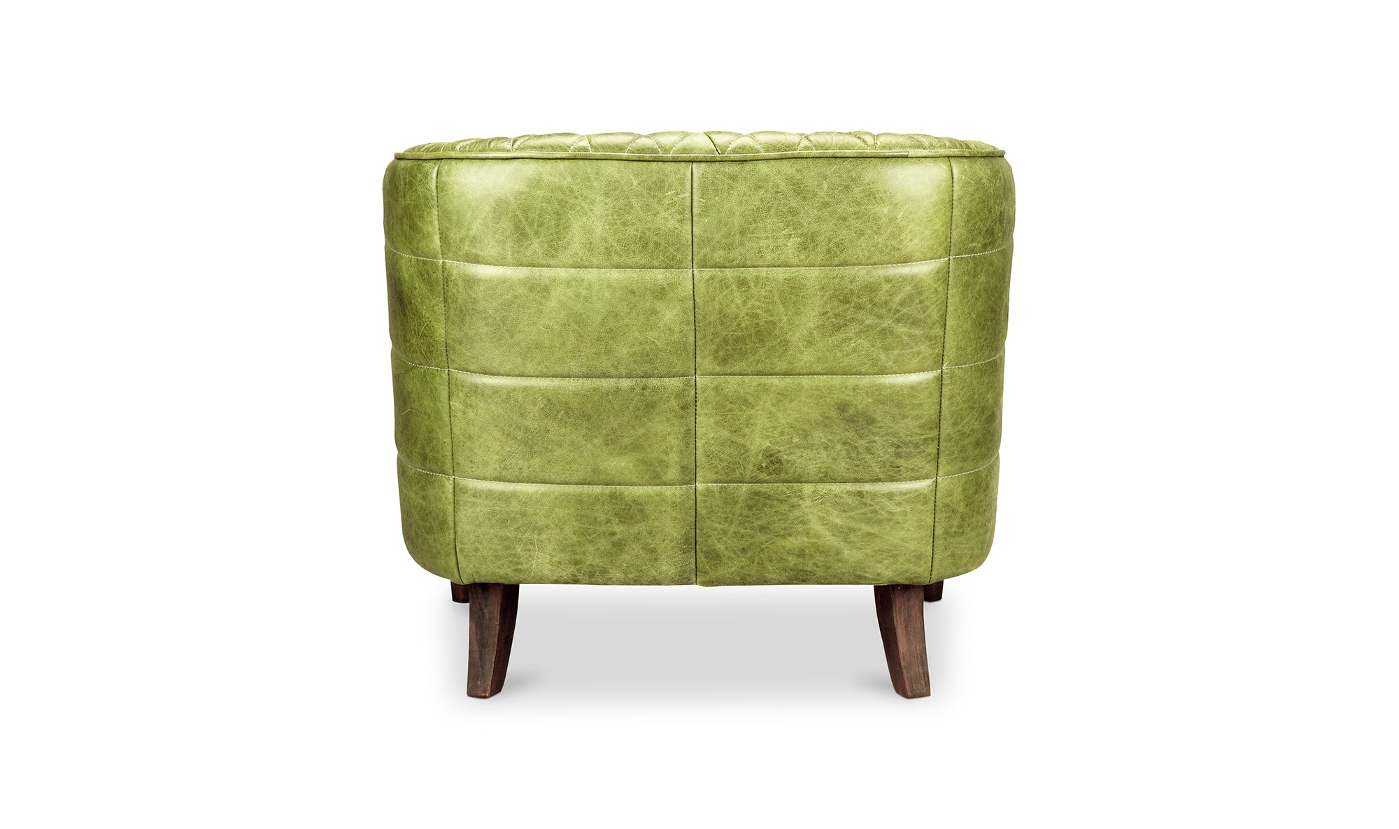 MAGDELAN TUFTED LEATHER ARMCHAIR
