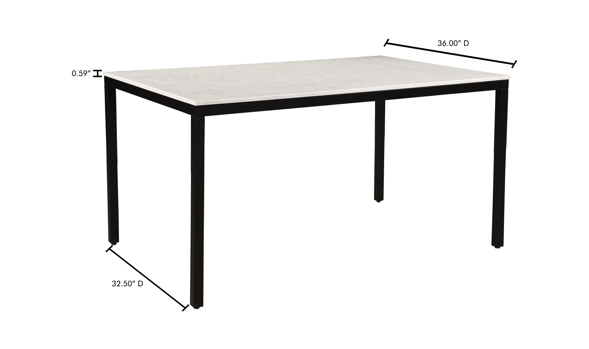 PARSON MARBLE DINING TABLE SMALL